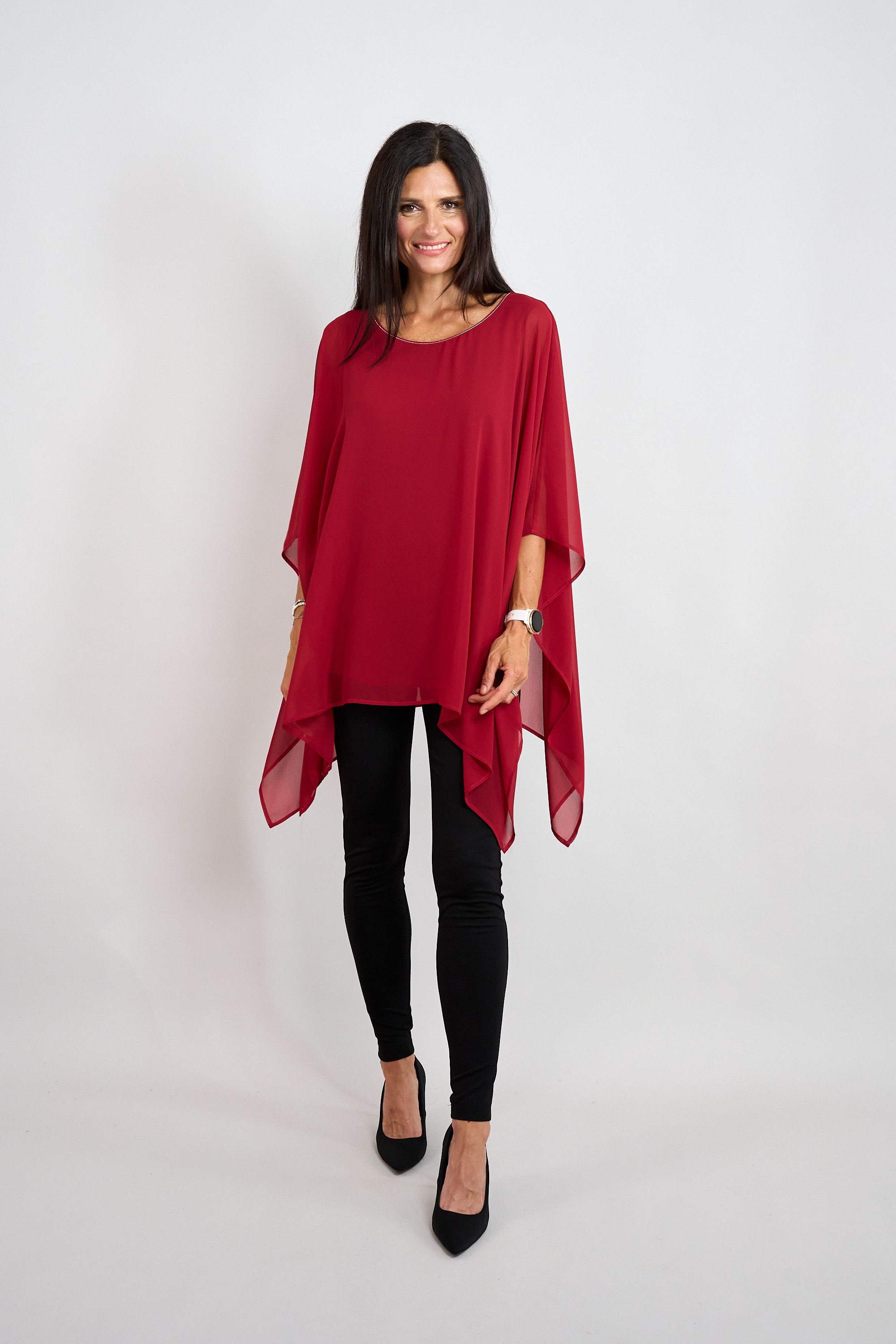 Seidel Moden Poncho chemisier blouse oversize style poncho - FABRIQUÉ EN ALLEMAGNE