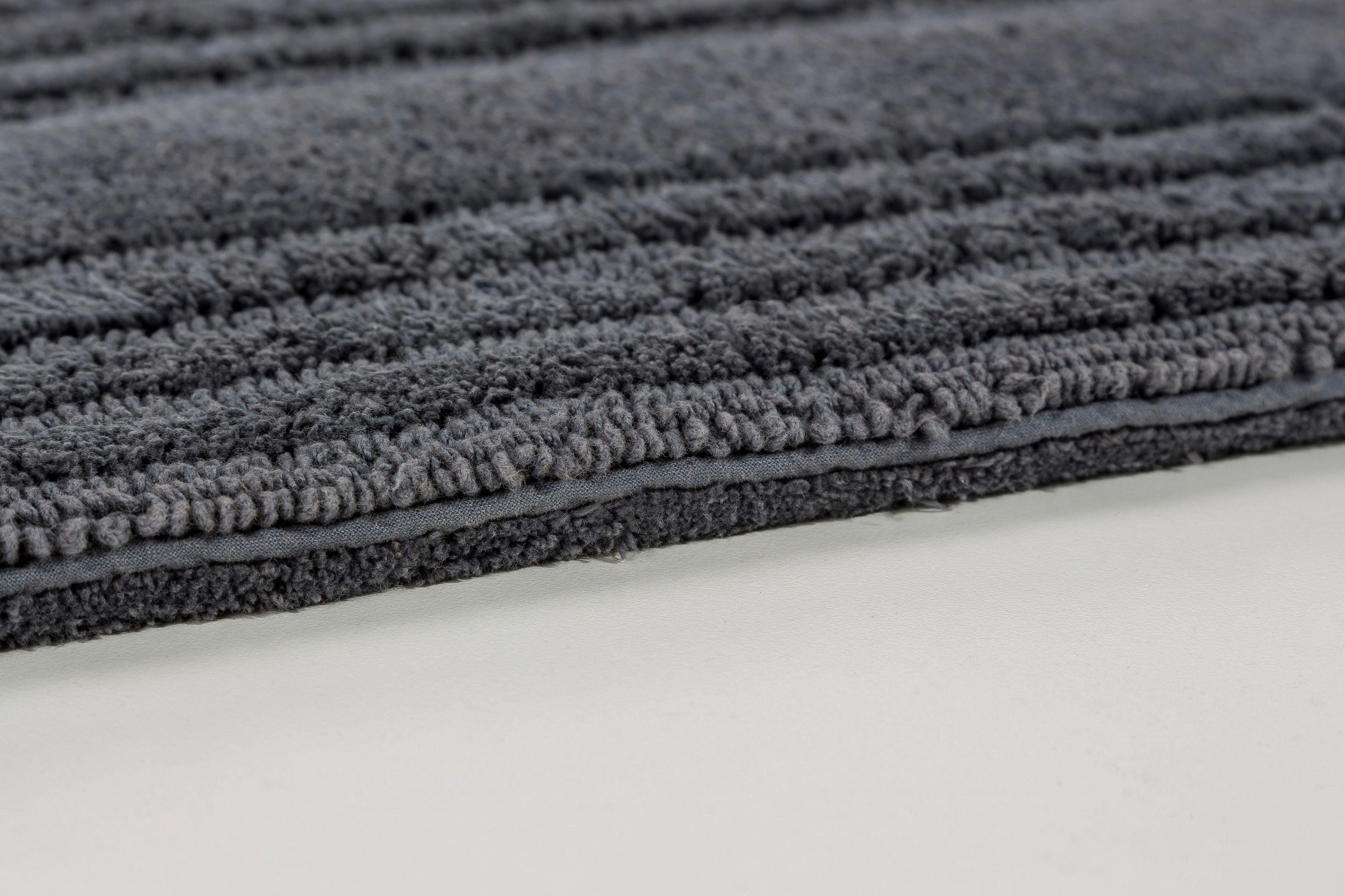 SCHÖNER WOHNEN-Kollektion Badematte »Bahamas  Streifen« Höhe 30 mm beidseitig nutzbar | fussbodenheizungsgeeignet waschbar, Streifen Design, Badezimmerteppich, Baumwolle