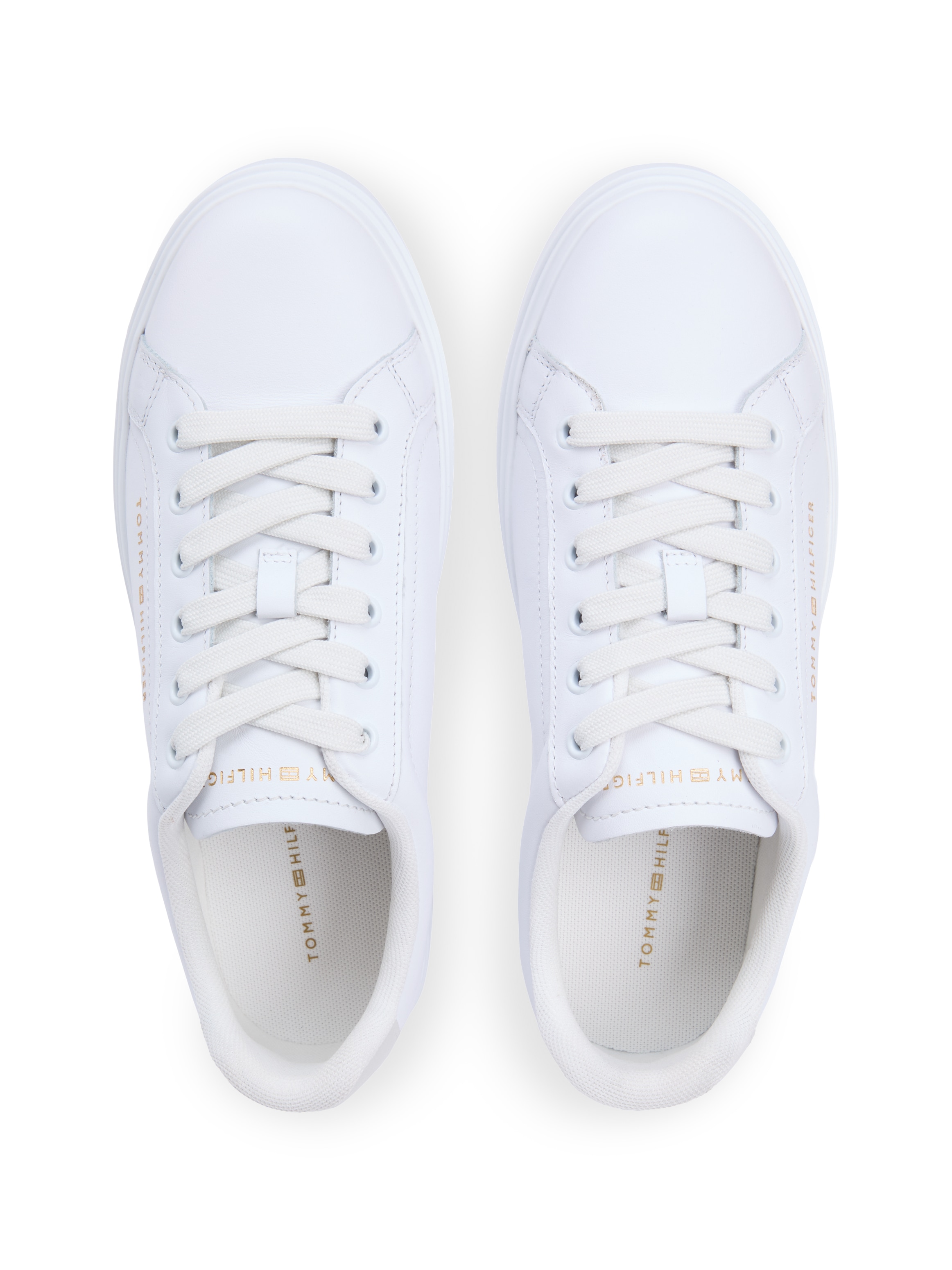 Tommy Hilfiger Plateausneaker »TH CHIC CUPSOLE PLATFORM«  Freizeitschuh, Halbschuh, Schnürschuh mit Ziernähten