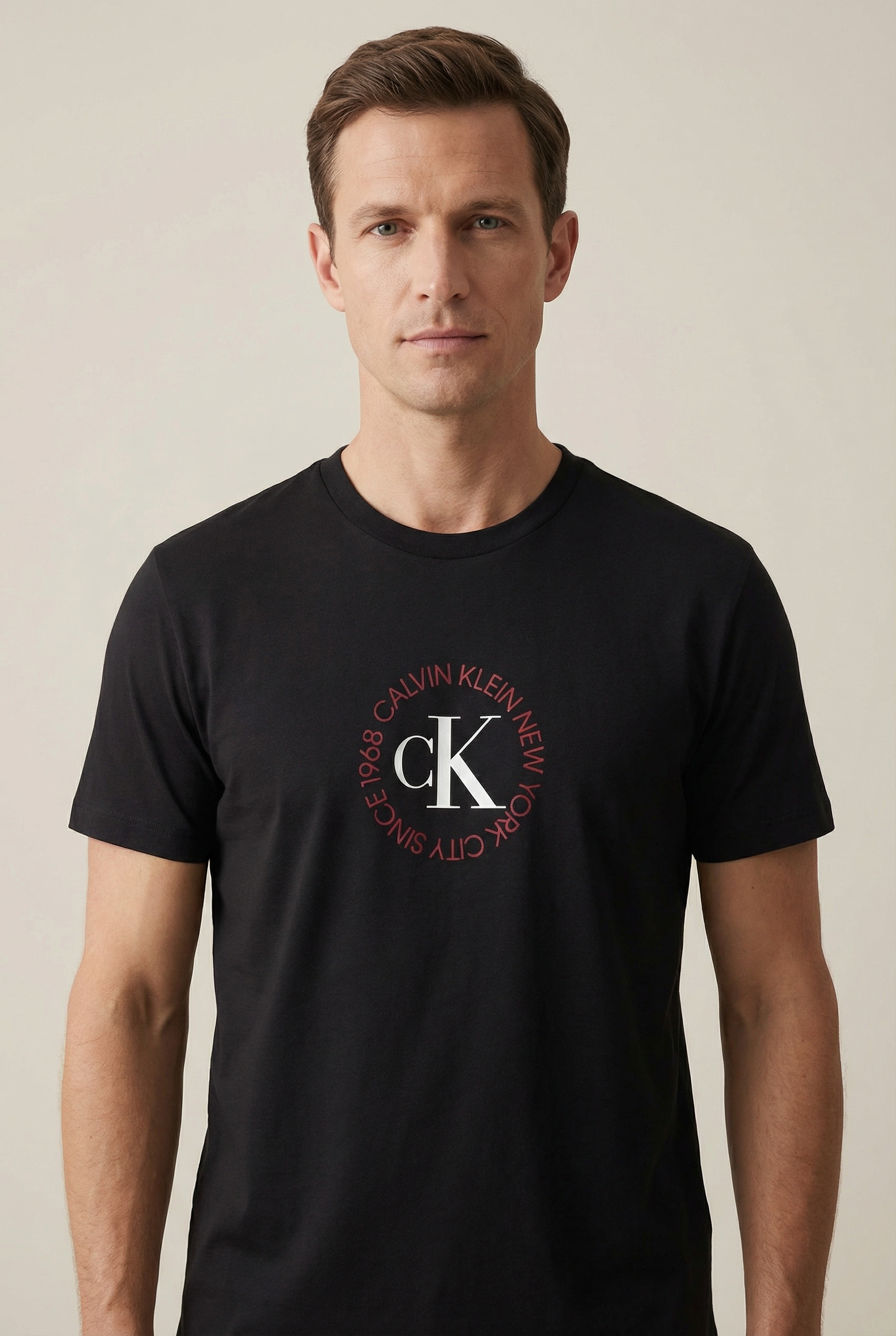 Calvin Klein Jeans T-shirt Regular fit mit Rundhalsausschnitt
