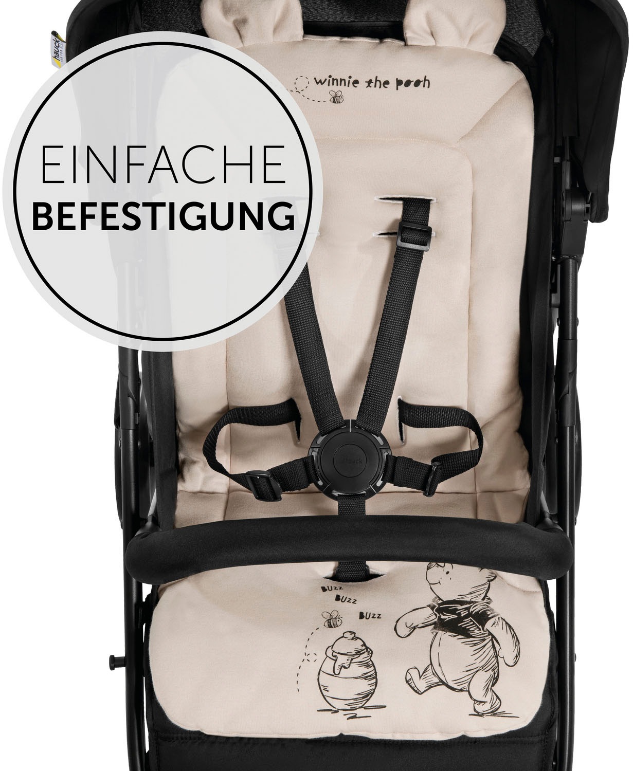 Hauck Housse de siège de poussette »Seat Liner« kompatibel mit hauck Buggys, Kinderwagen und Fahrradanhängern