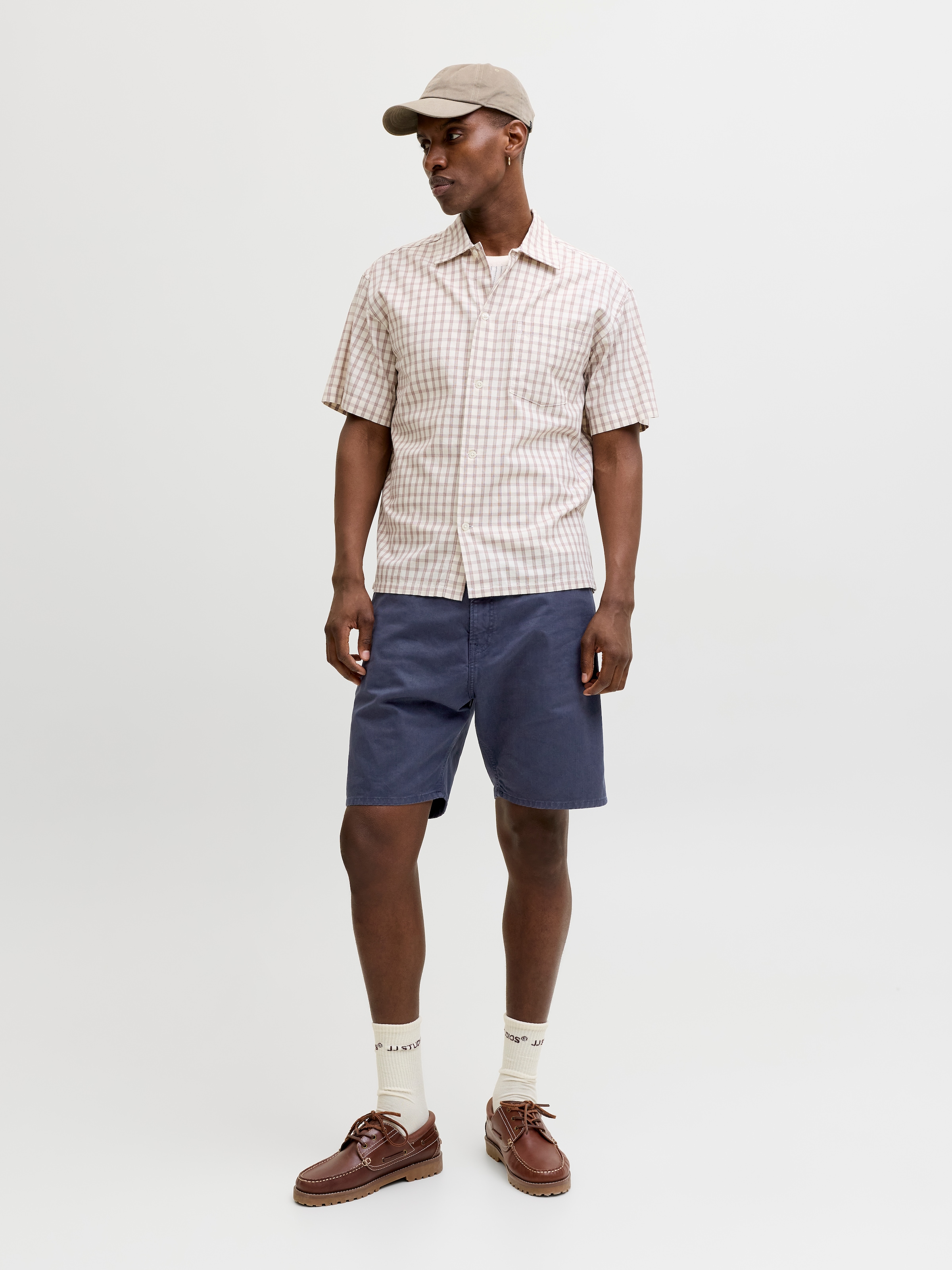Jack & Jones Short »JPSTTONY ORIGINAL 017 SHORTS MID SN«  coton, coupe ample