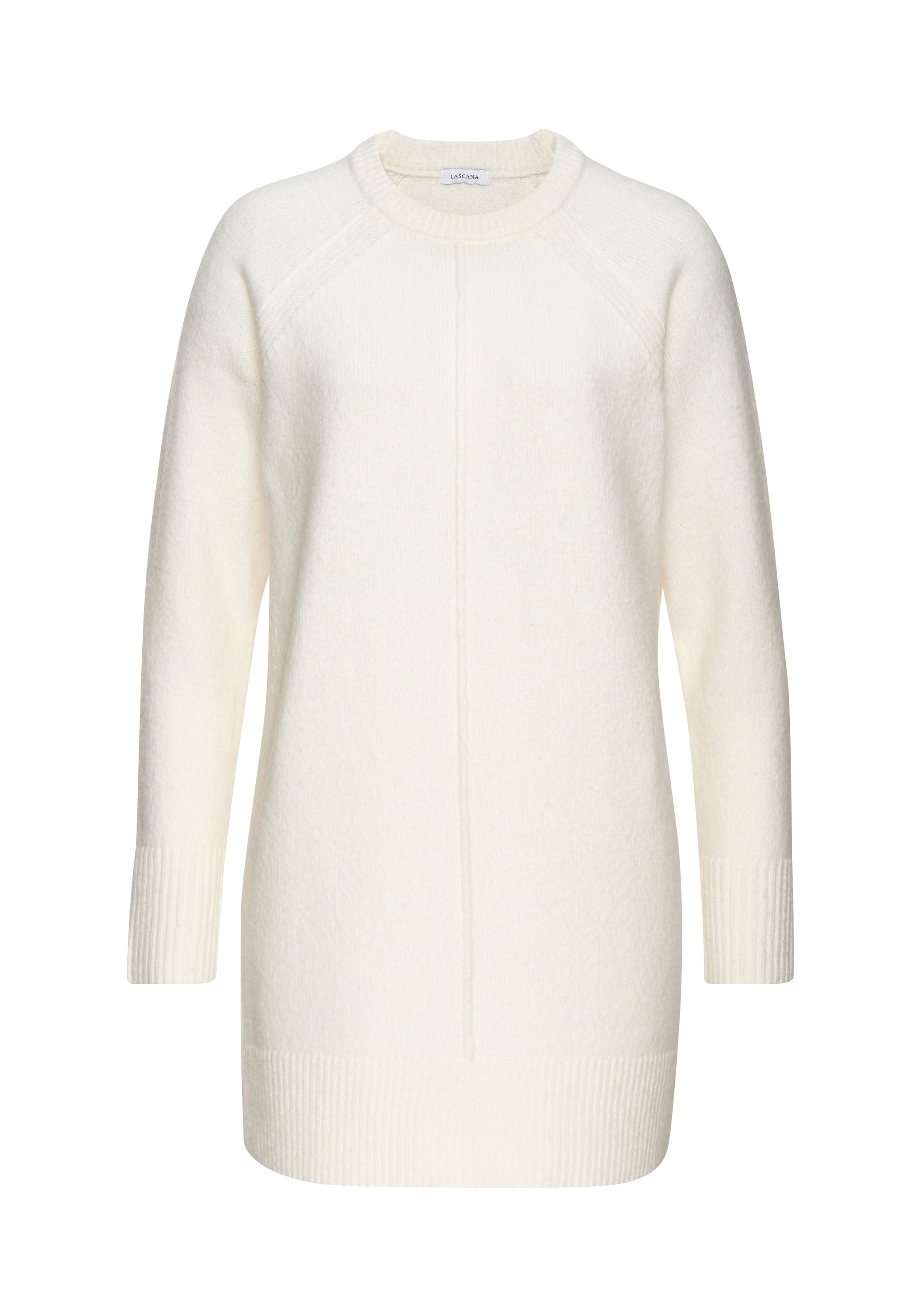 LASCANA Pull long in lässiger Form aus supersofter Qualität, Kuschelpulli, Pulloverkleid