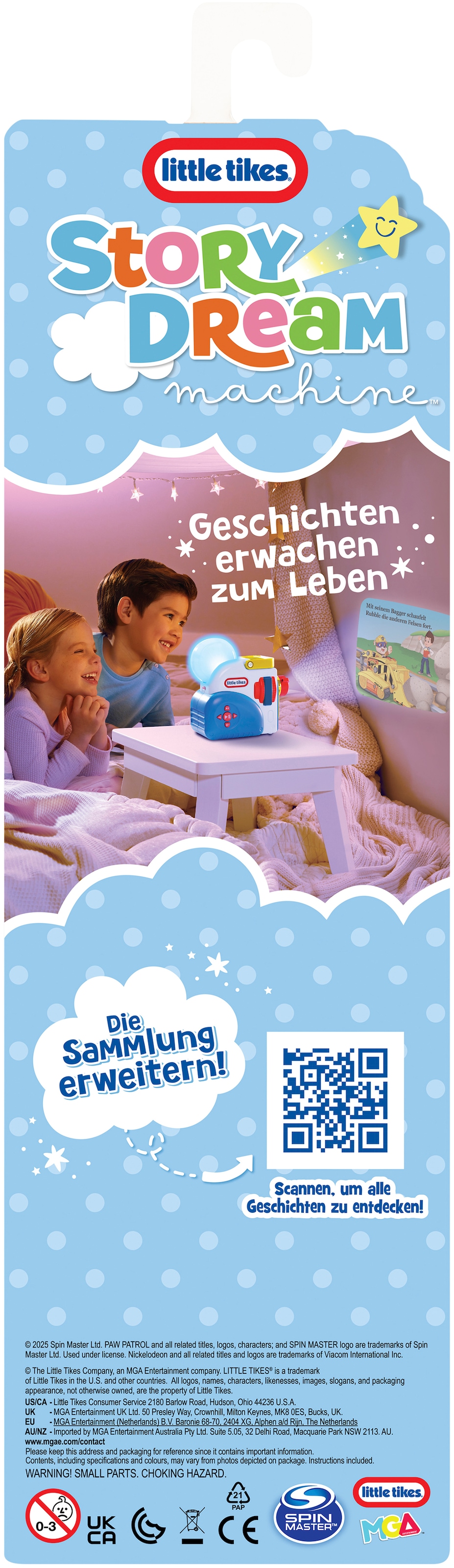 Little Tikes® Hörspielkassette »Story Dream Machine, Paramount PAW Patrol Entdecker-Kollektion« passend für Story Dream Machine