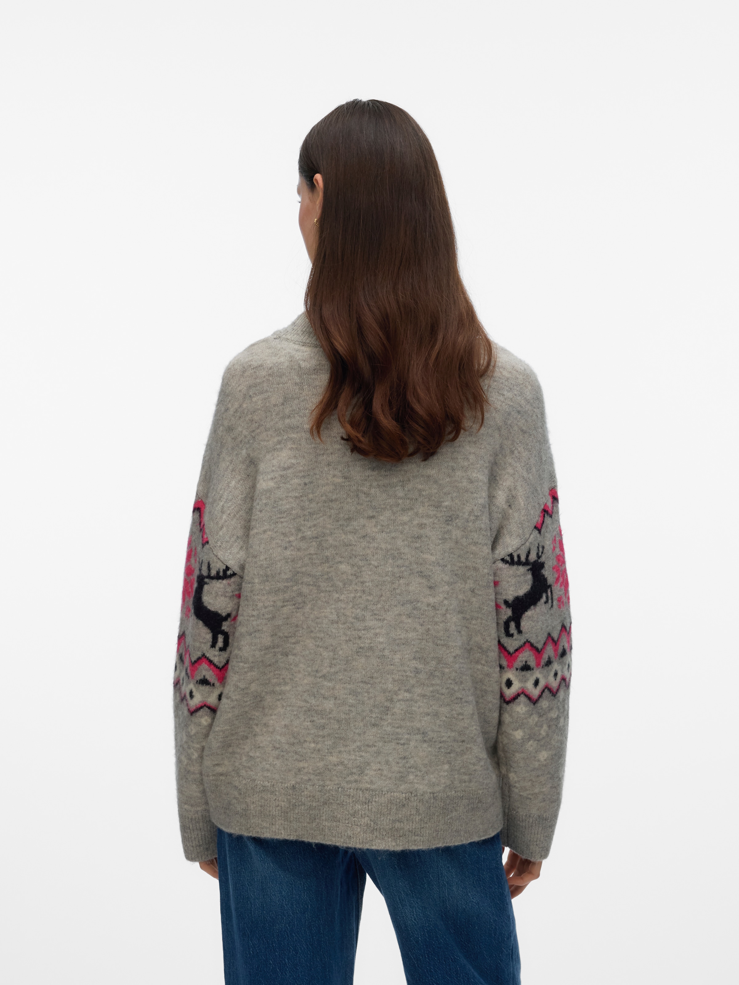 Vero Moda Pull de Noël »VMSANTANORDIC LS O-NECK PULLOVER XMAS«