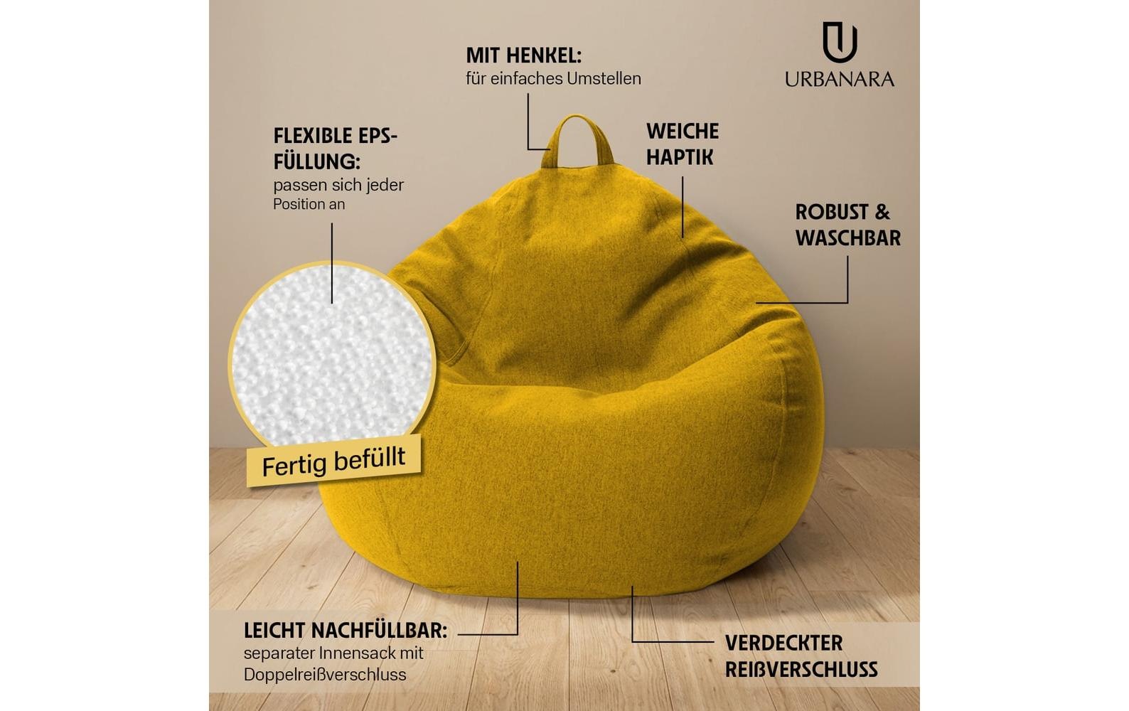   Sitzsack »Basic-Comfort 120 l Polyester (PES)«
