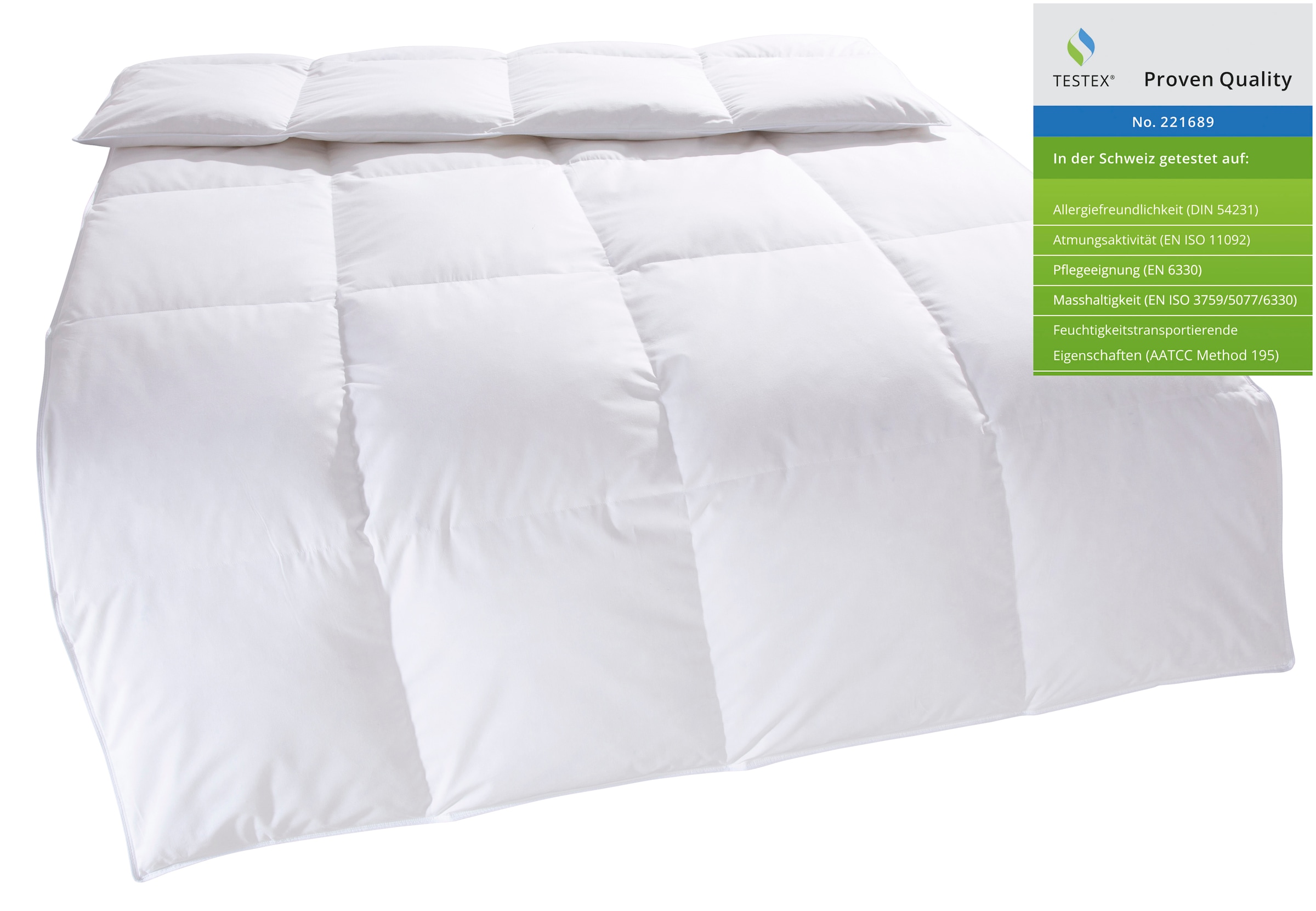 GOODproduct Federbettdecke »RINA, Bettdecke in 135x200 cm & 155x220 cm, Made in Germany« normal Füllung 70% Federn & 30% Daunen Bezug Baumwolle 1 Stk. tlg. Bettdecken, Sommer, Winter, Decke, Made in Germany