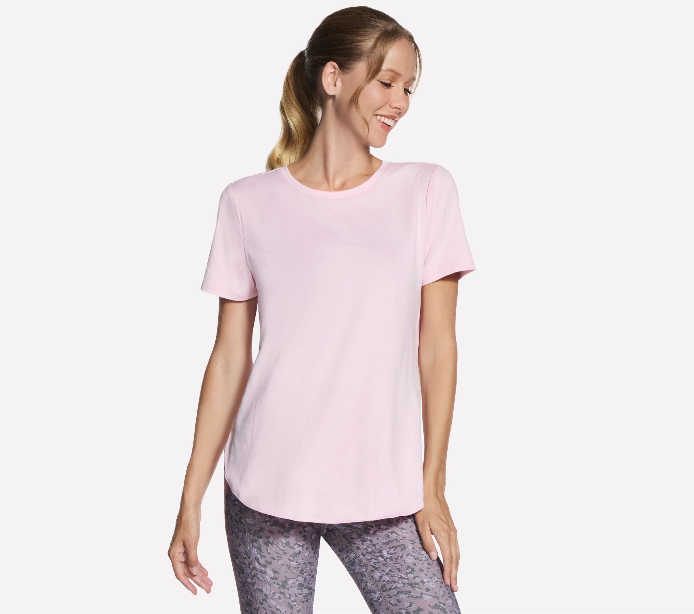 Skechers T-shirt fonctionnel »Tunic Tee« avec label de marque, en polyester et élasthanne, matière élastique,