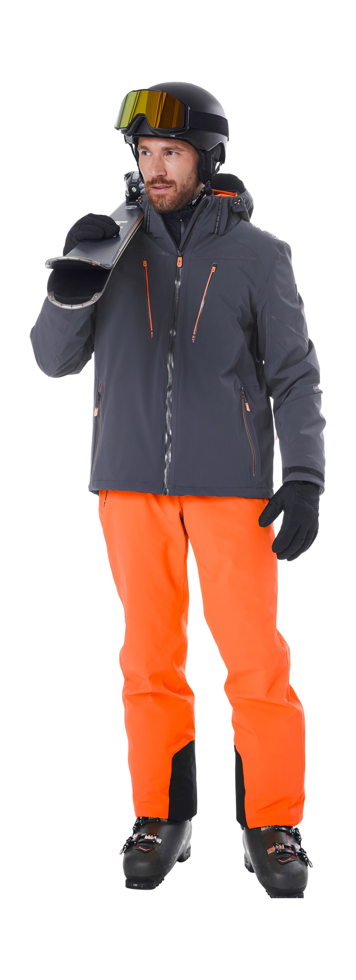 Killtec Skijacke »KSW 50 MN SKI JCKT« Herren Skijacke: wasserdicht, atmungsaktiv, 4-Wege-Stretch, Schneefang