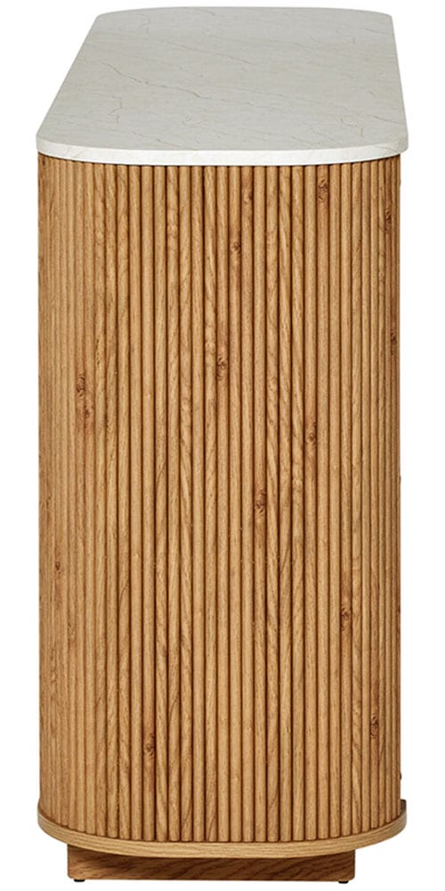 Jahnke Sideboard »GROOVE SB 160« 1 Stk. tlg. Sideboard, abgerundet, Marmor-Look, Breite ca. 159,5 cm