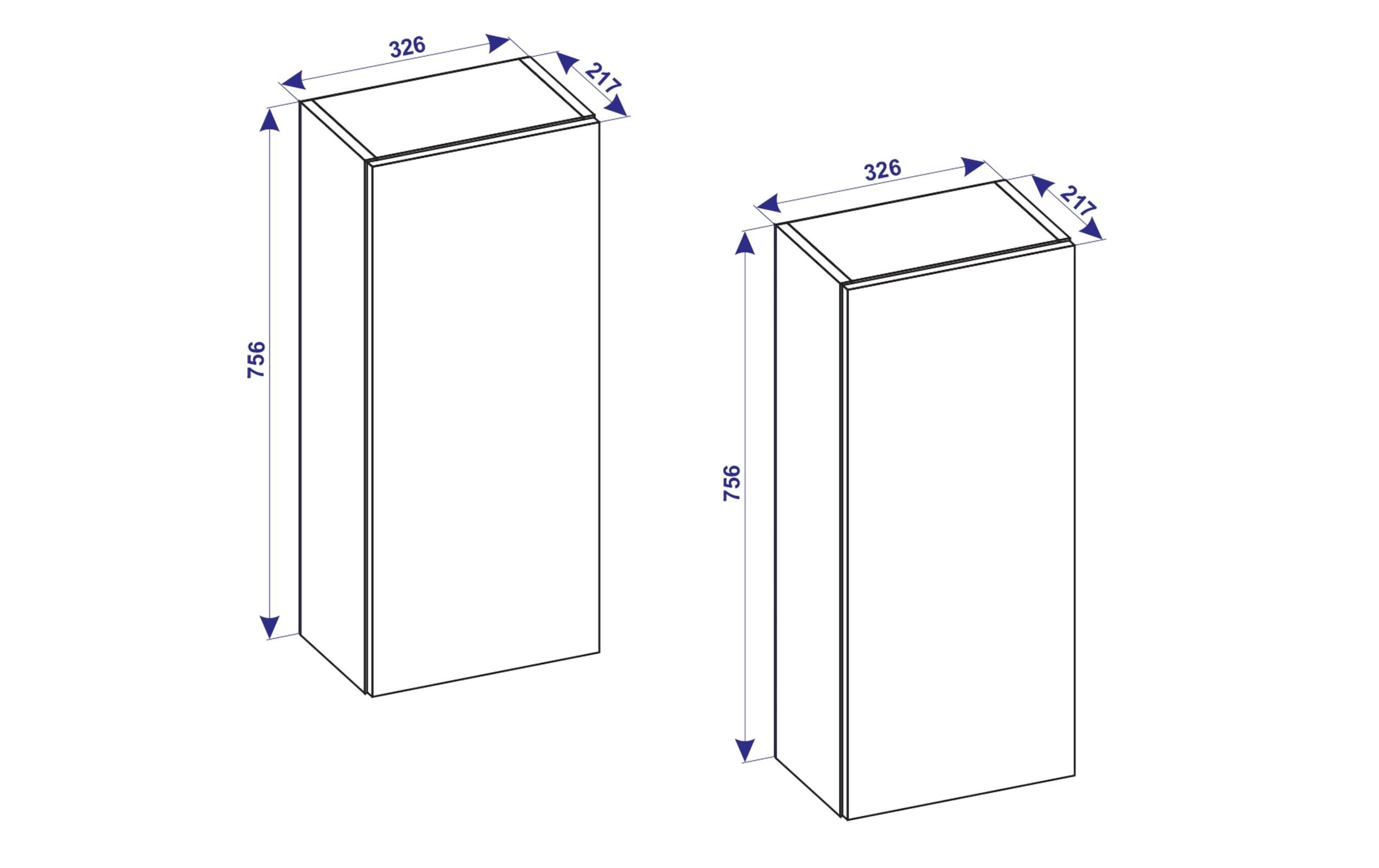 VCM Étagère »Lendas 33 x 150 cm«