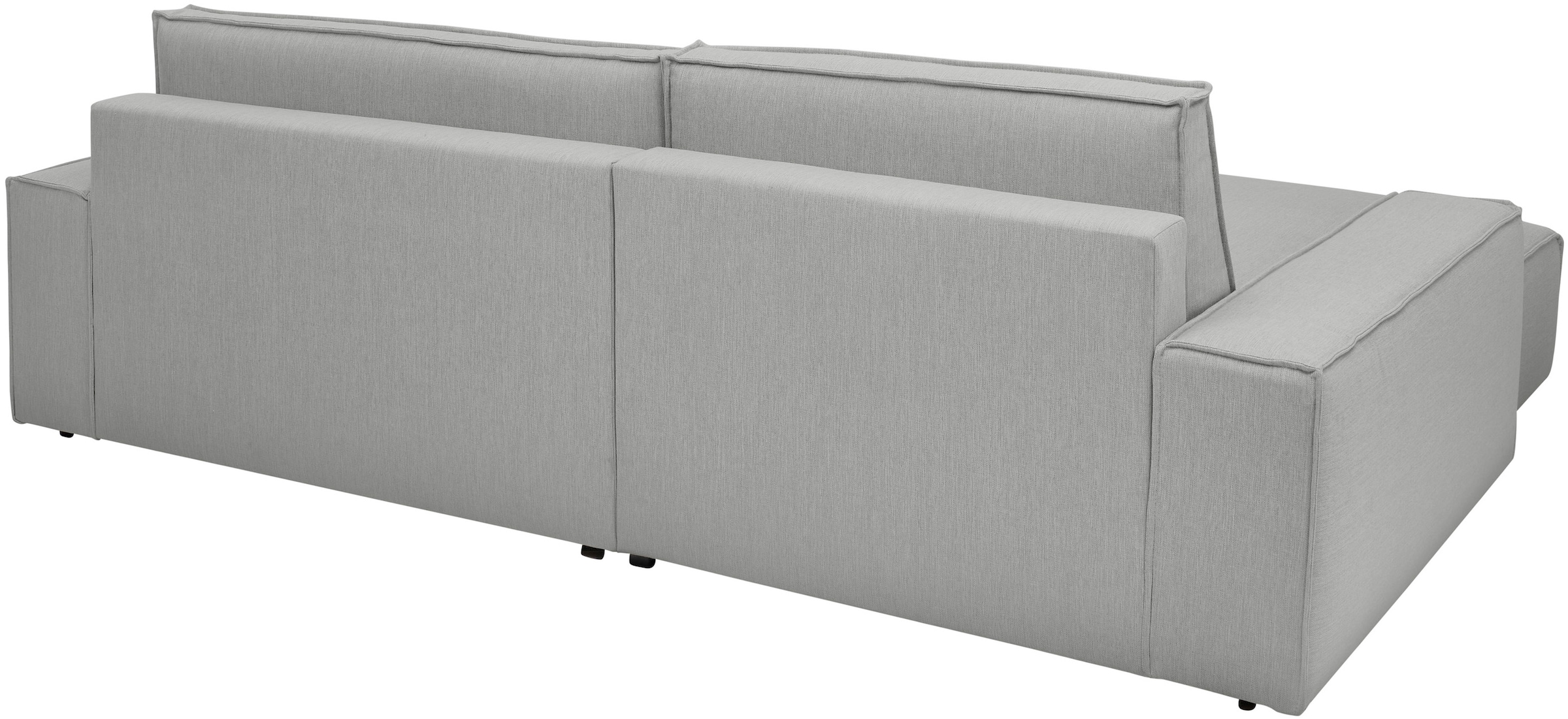 Home affaire Canapé d'angle »NEU: SHERWOOD XXL 284, Big-Sofa L-Form, tiefe Sitzfläche 95 cm, Cord« Recamiere rechts/links, als Schlafsofa stellbar, Cord u. Leinenoptik