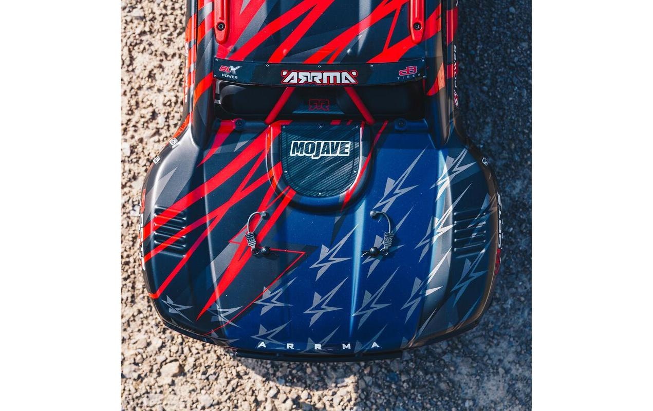   RC-Auto »Arrma Mojave 6S V2 4WD BLX Rot ARTR«