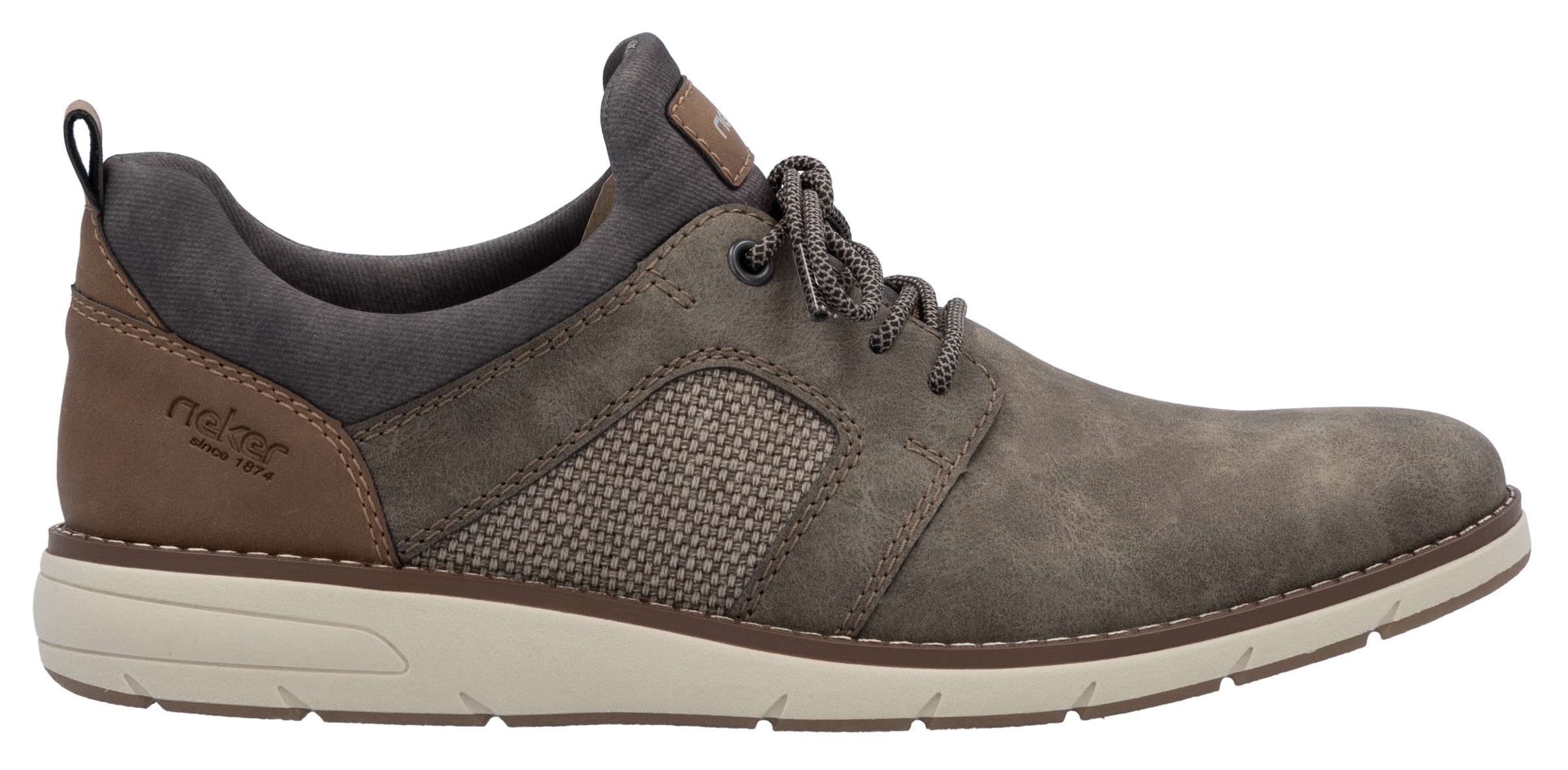 Rieker Slip-On Sneaker  Slipper, Freizeitschuh, Halbschuh mit modischer Laufsohle