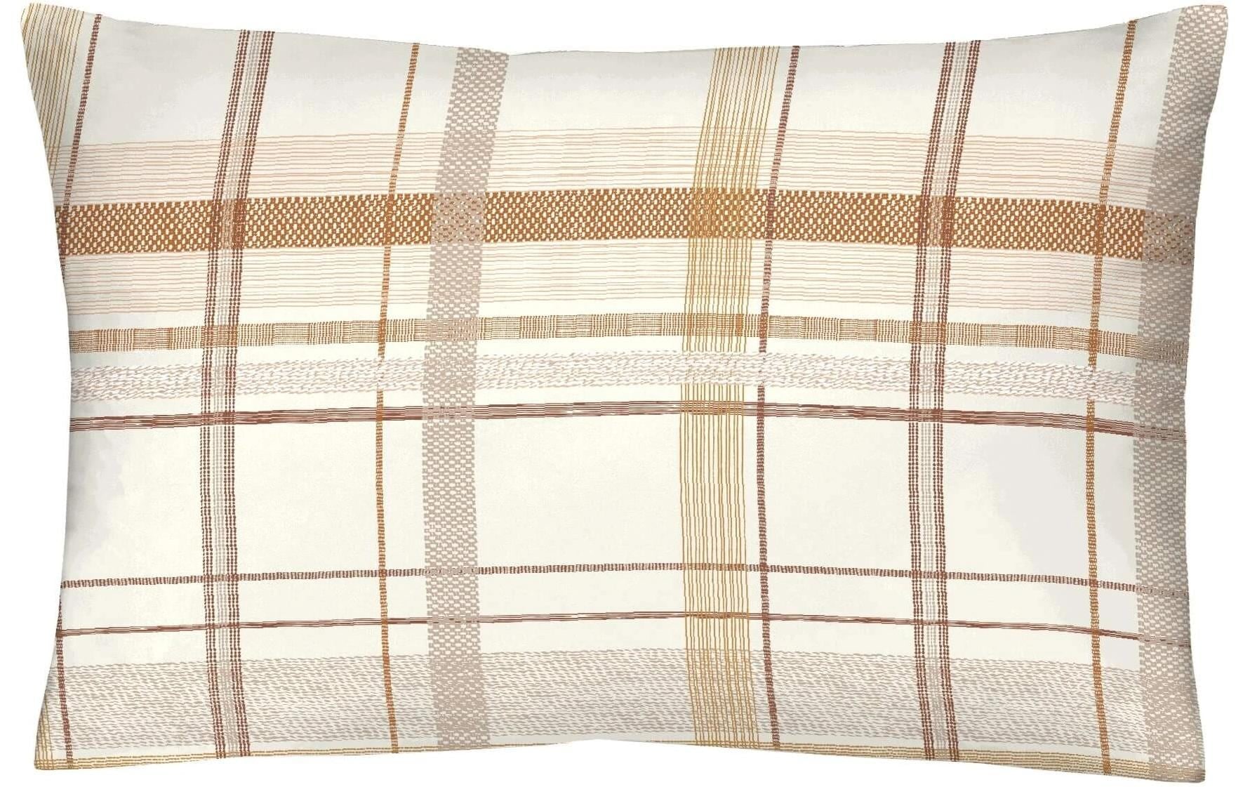 HOME FASHION Kissenbezug »Home Fashion Kopfkissenbezug Flanell Karo 65 x 100 cm«