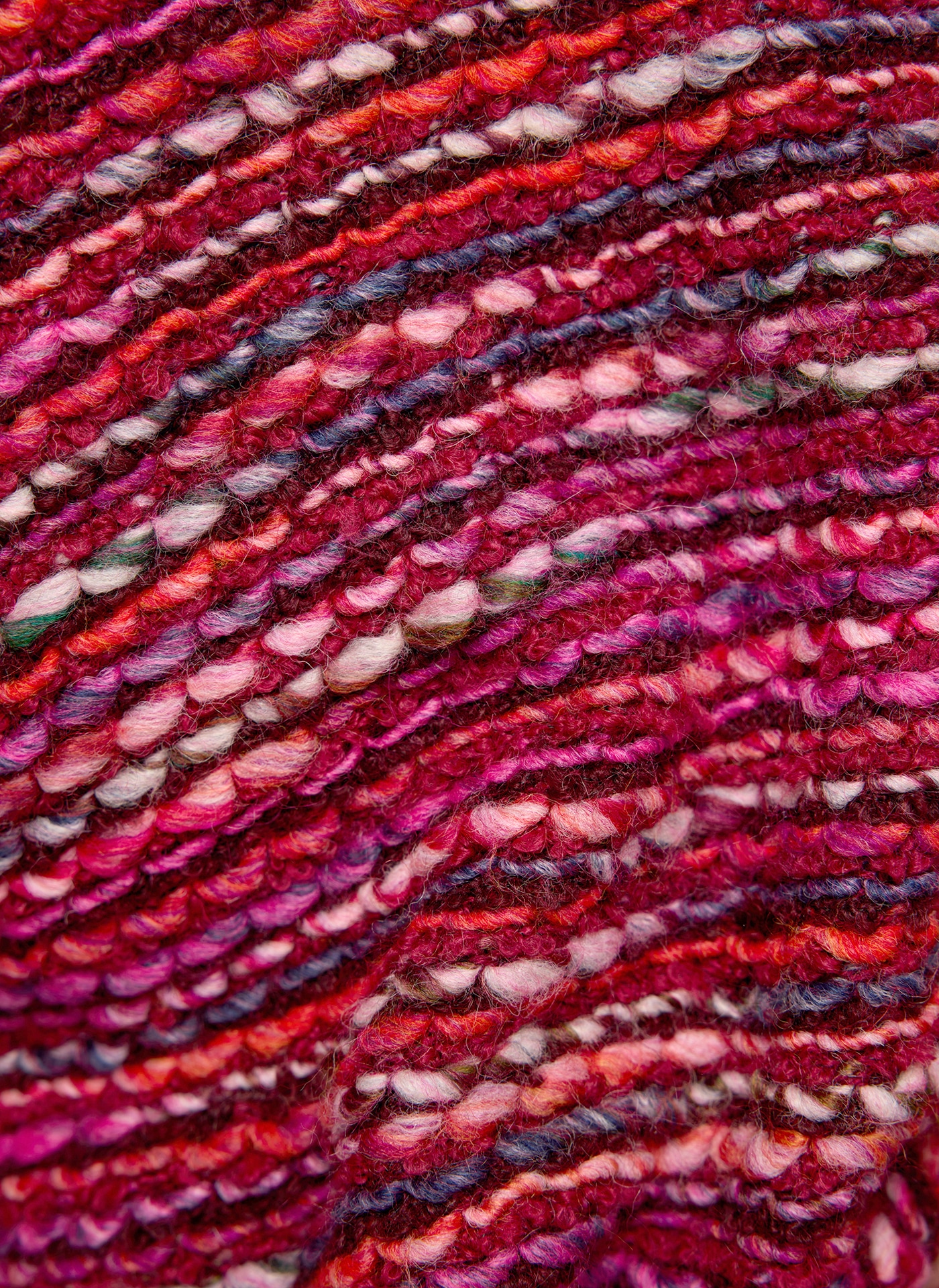 Rabe Veste en tricot im Streifen-Design und in Strick-Optik