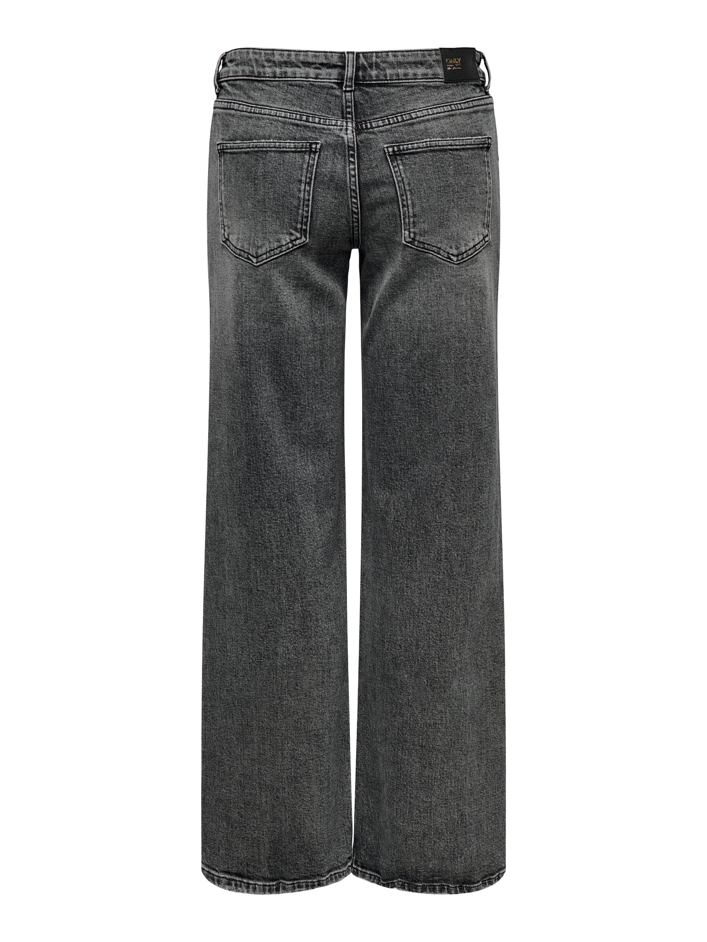 ONLY Jeans taille basse »ONLJUICY LW WIDE DNM DOT890 NOOS« mélange de coton