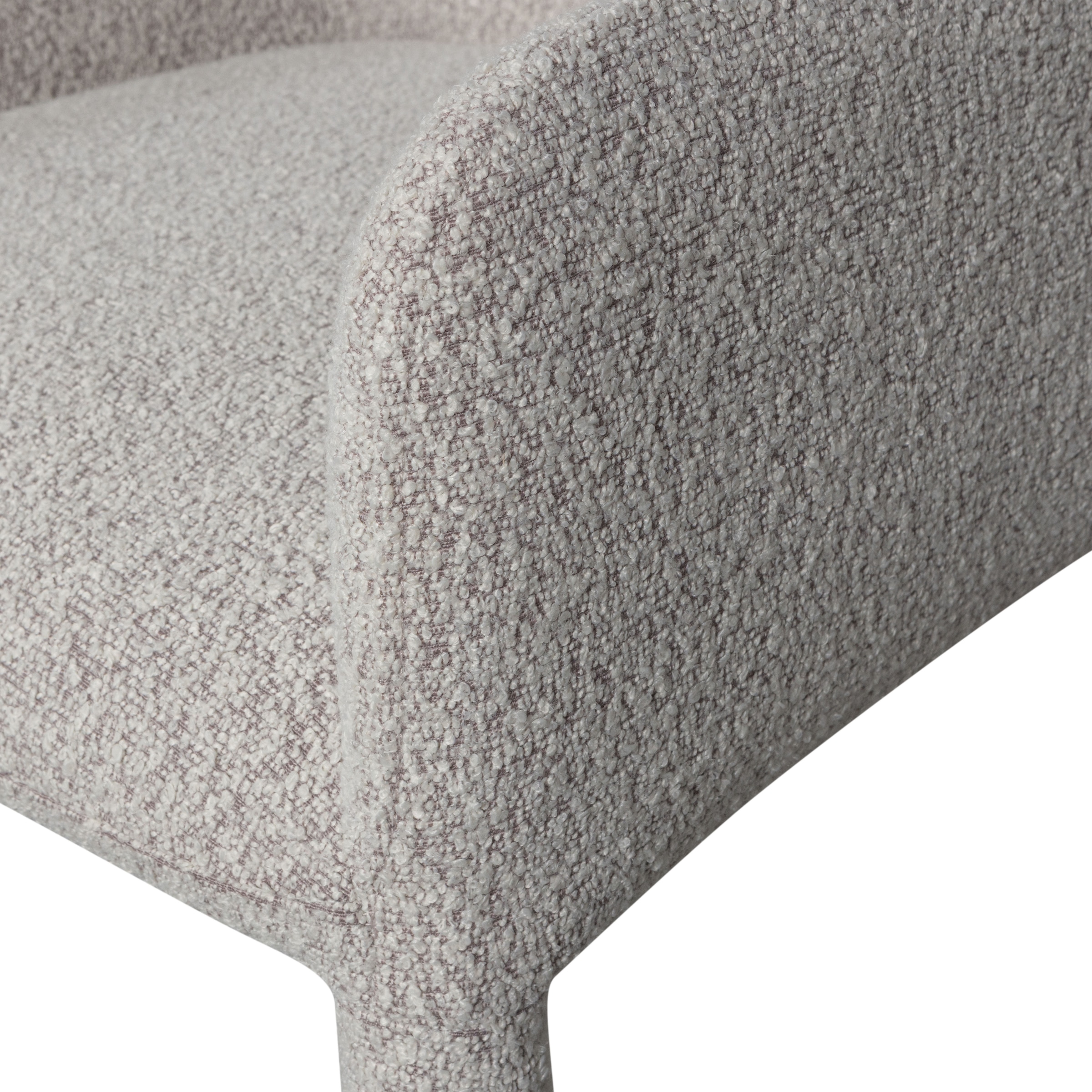 WOOOD Chaise de salle à manger »Elegance Bouclé-Bezug mit 3D-Melange-Effekt, H 83 x B 54 x T 57 cm« () capacité de charge 120 kg, livré monté, bonne résistance à l'usure