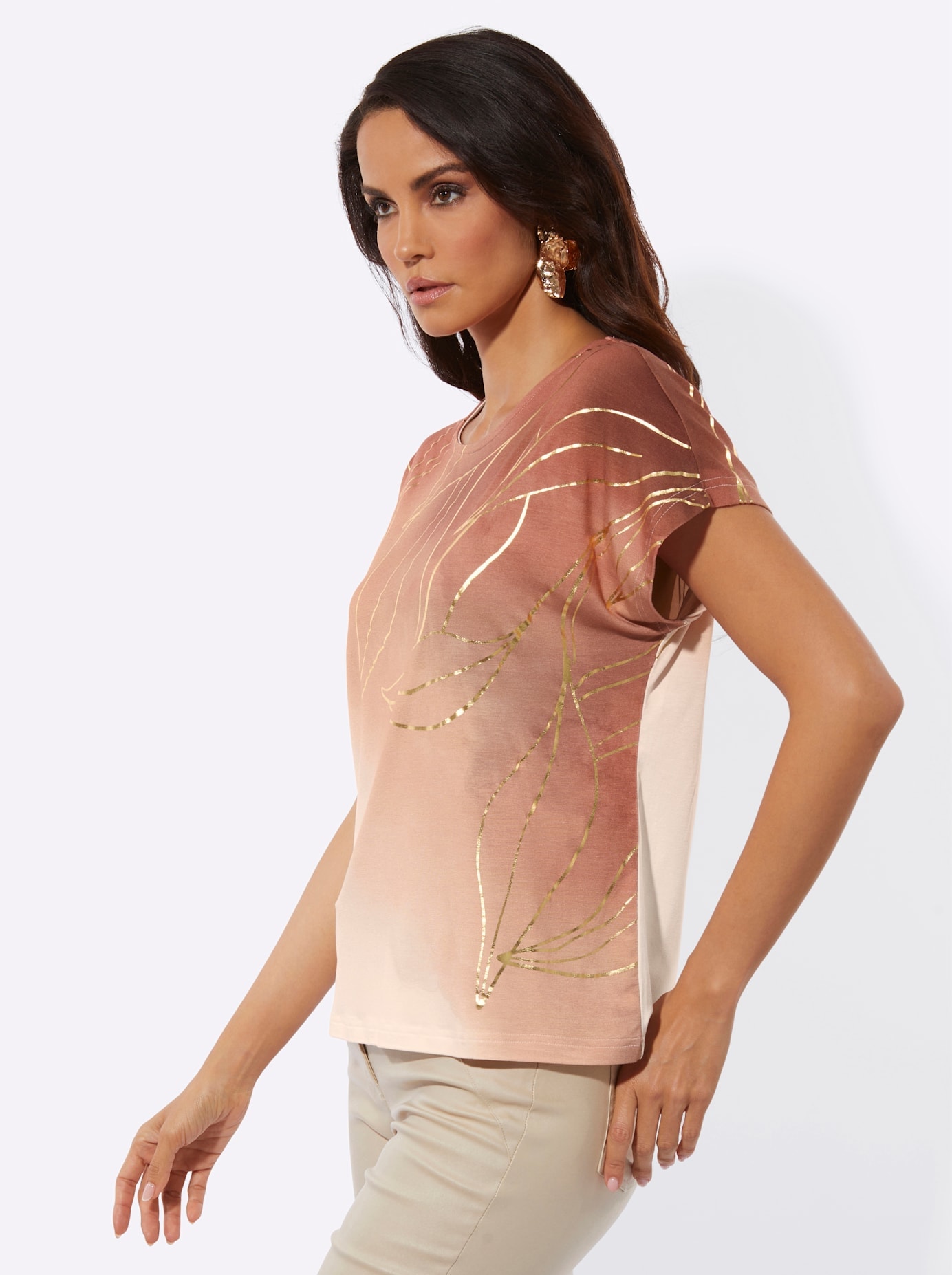 creation L Print-Shirt »Druck-Shirt« 1 tlg.