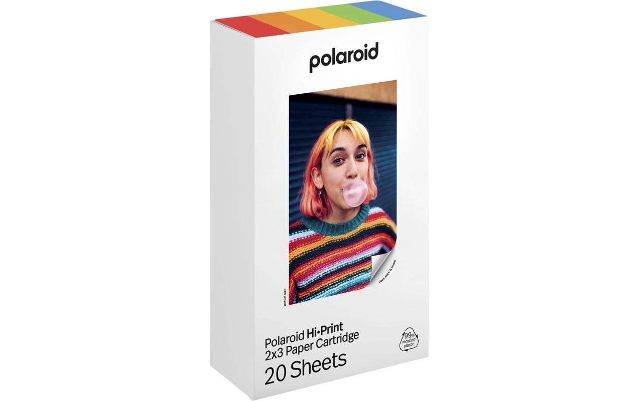 Polaroid Fotopapier »Hi-Print 2 x 3 Papierkassette Gen 2 - 20 Blatt«