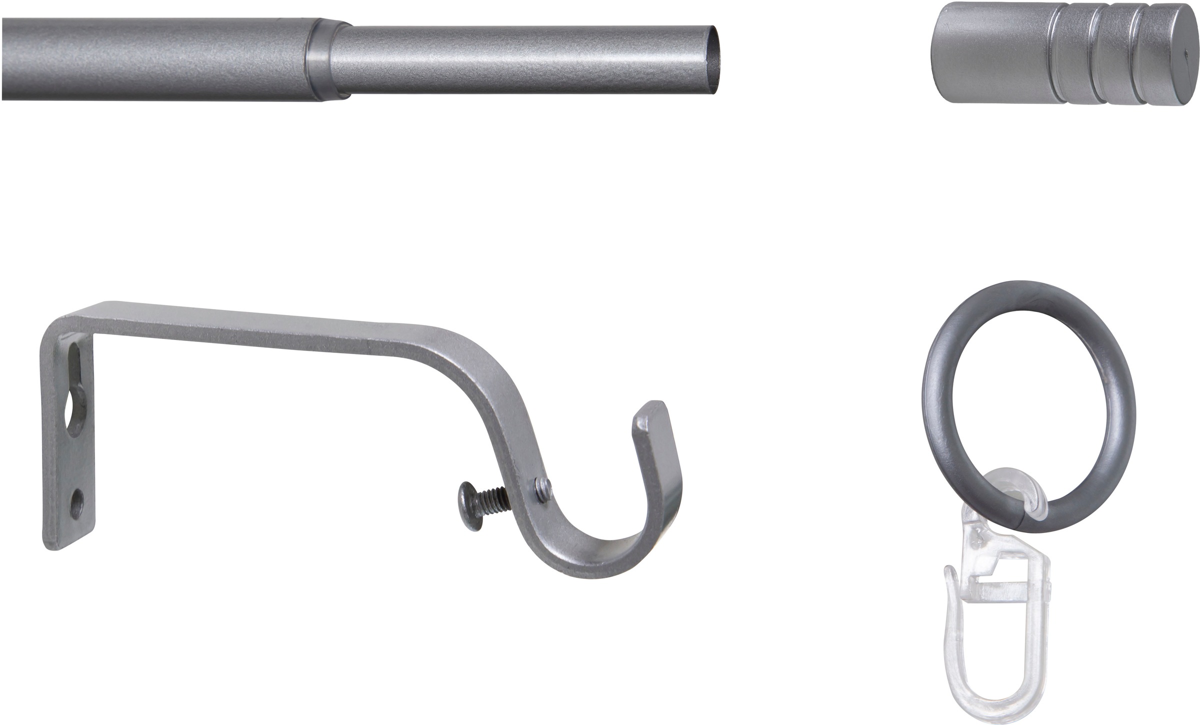 mydeco Tringle à rideaux »rillcube« Ø 16 mm 1 läufig-läufig ausziehbar