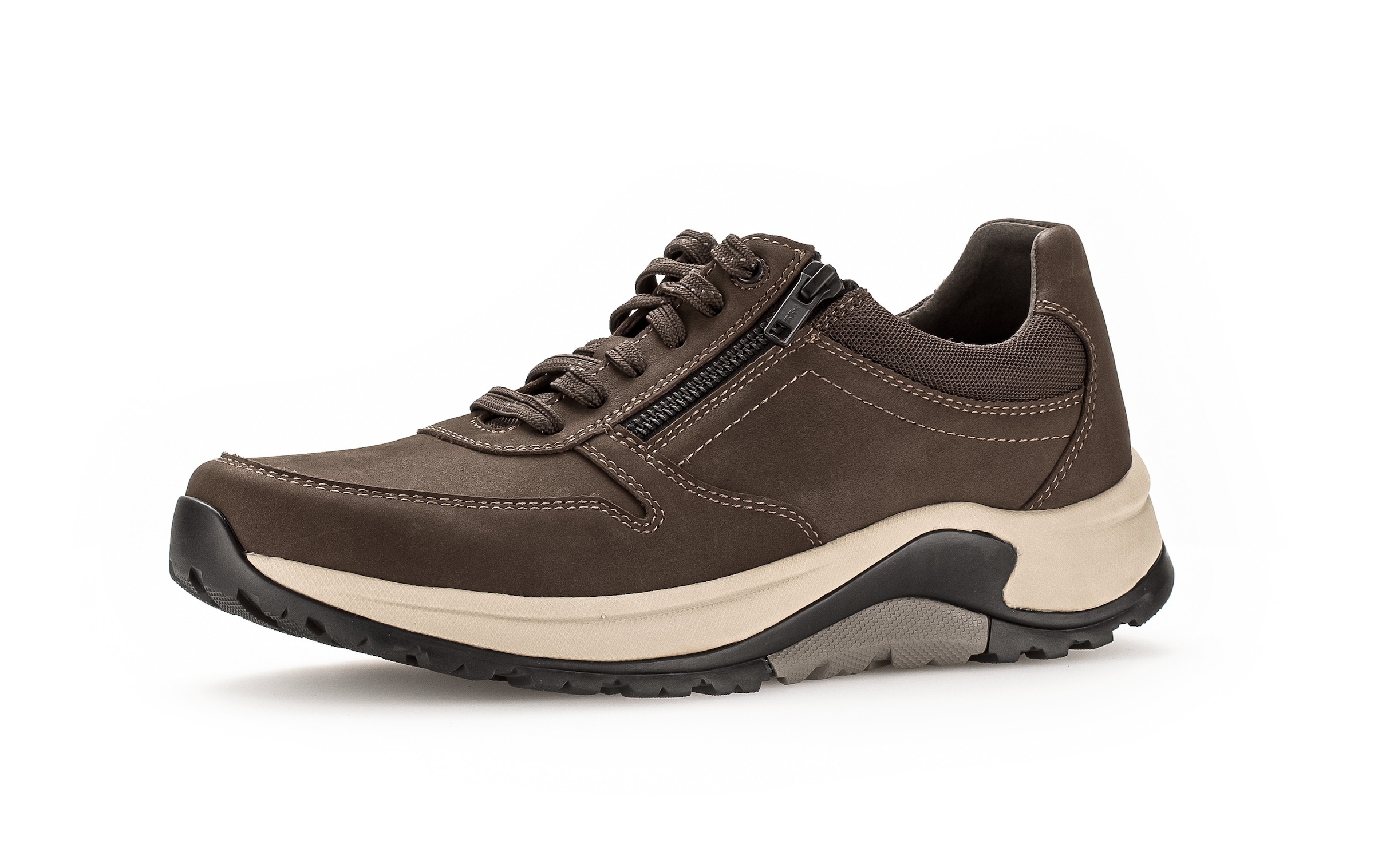 rollingsoft Baskets compensées  Chaussure lacée, chaussure basse avec emblème logo au talon, largeur G