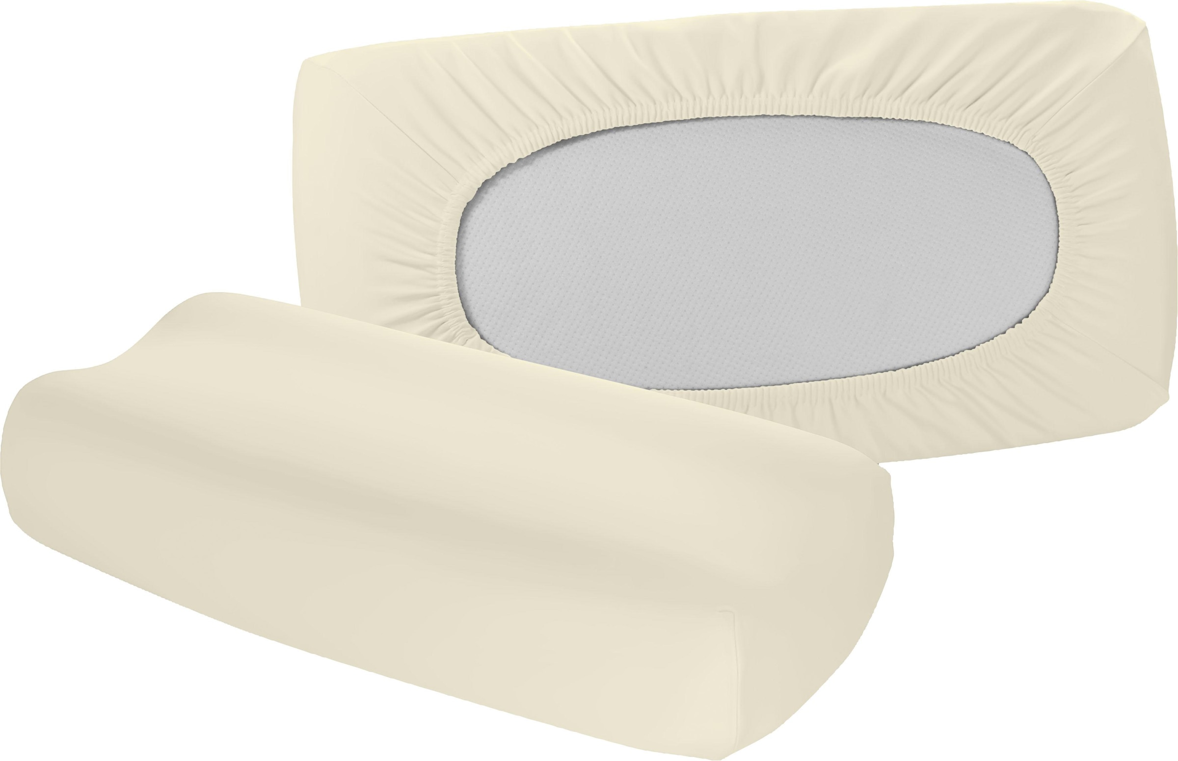 fleuresse Housse de coussin »Vital comfort« Baumwolle-Elasthan Kissenbezug, 40x60 cm, Gummizug