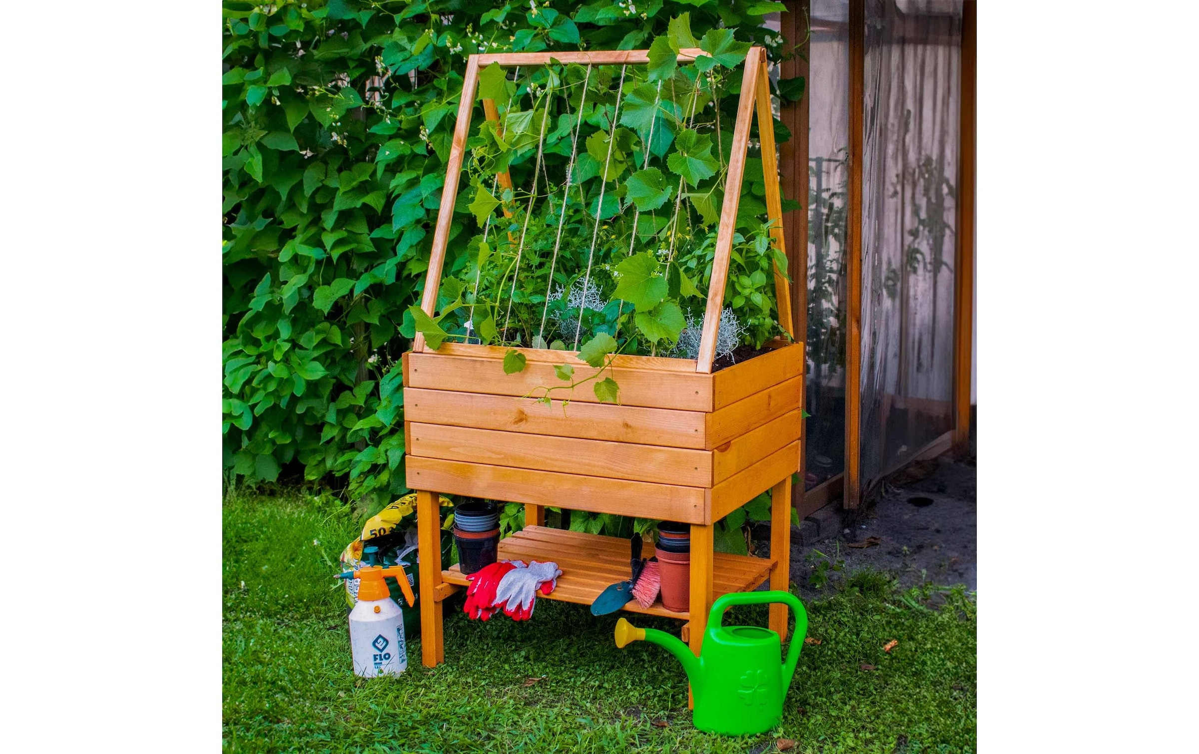 dobar Lit surélevé »Kubus 2.0 Inkl. Rankhilfen-Aufsatz«