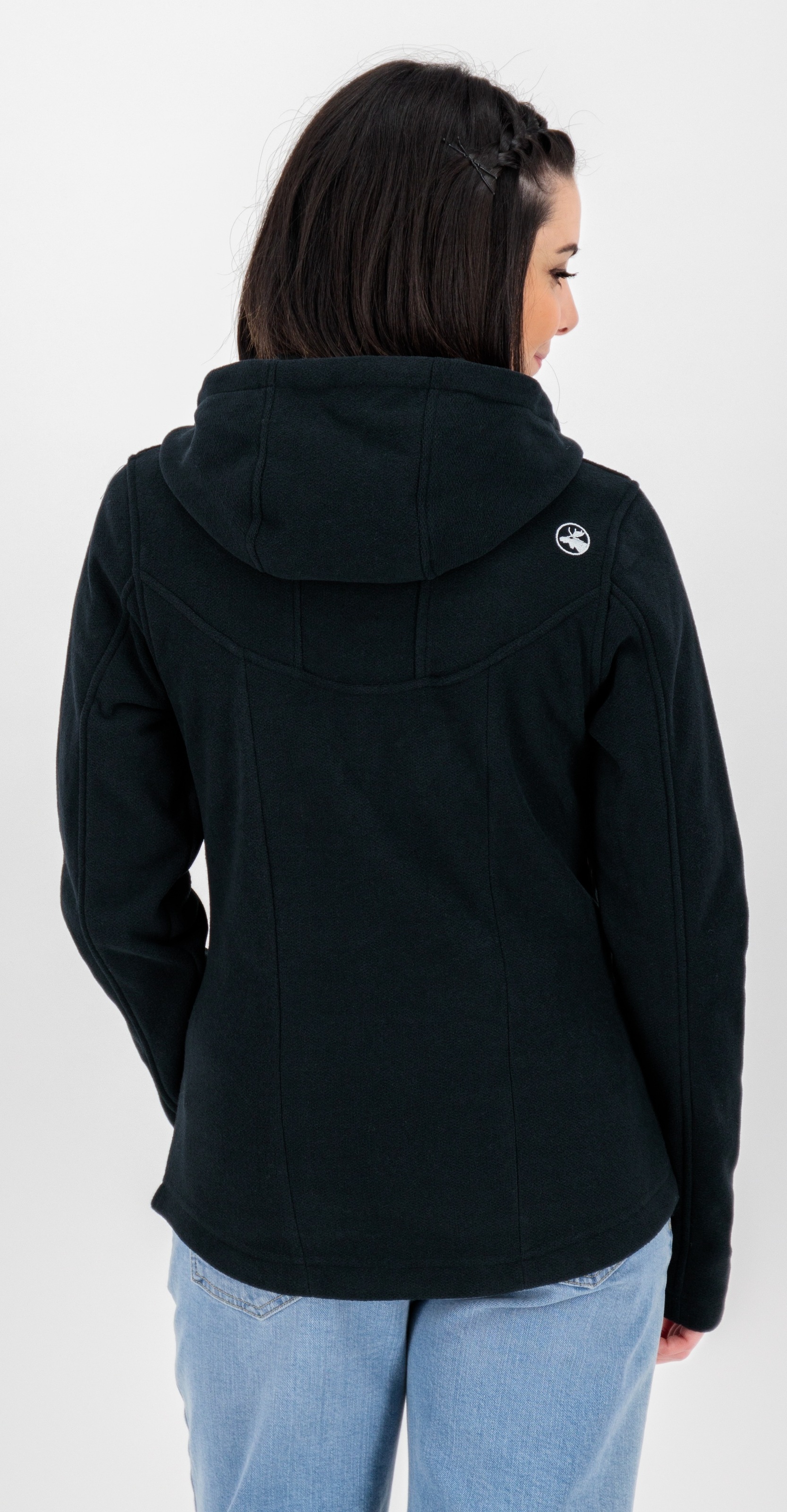 DEPROC Active Strickfleecejacke »GLORY MAY« mit 2-Wege-Reissverschluss