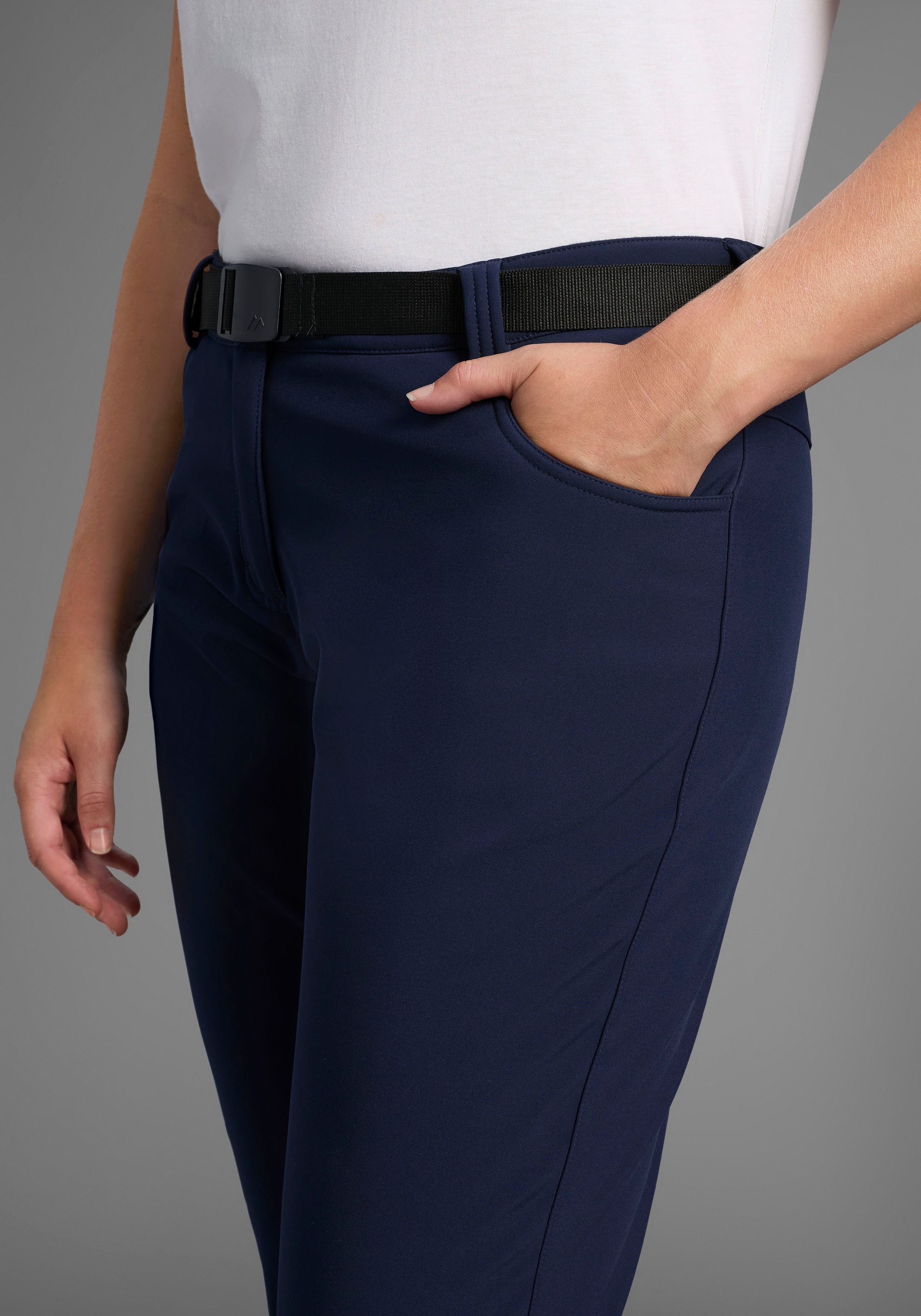 Maier Sports Pantalon softshell »DA-HOSE EL. SOFTSH. PERLIT W«  avec construction 3 couches coupe-vent, respirant, déperlant