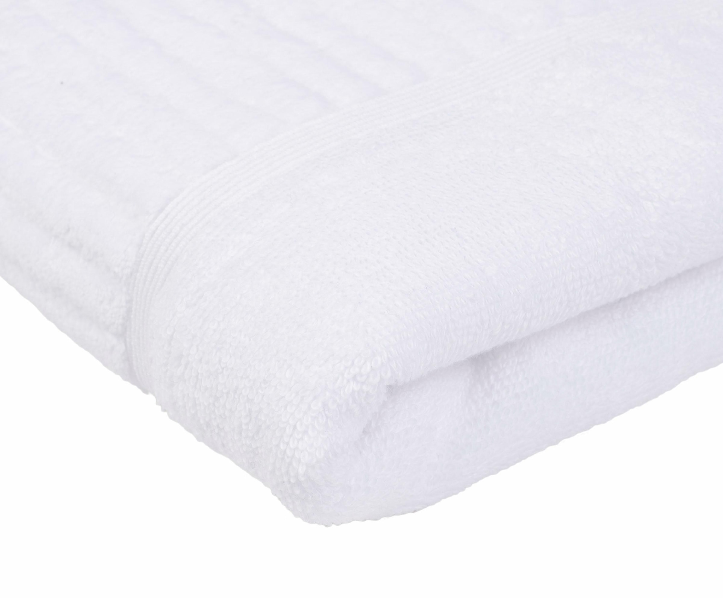 Gözze Badetuch »BIO Frottier« Bio-Baumwolle, Uni-Farben, mit geschorener Bordüre, Pastell Farben