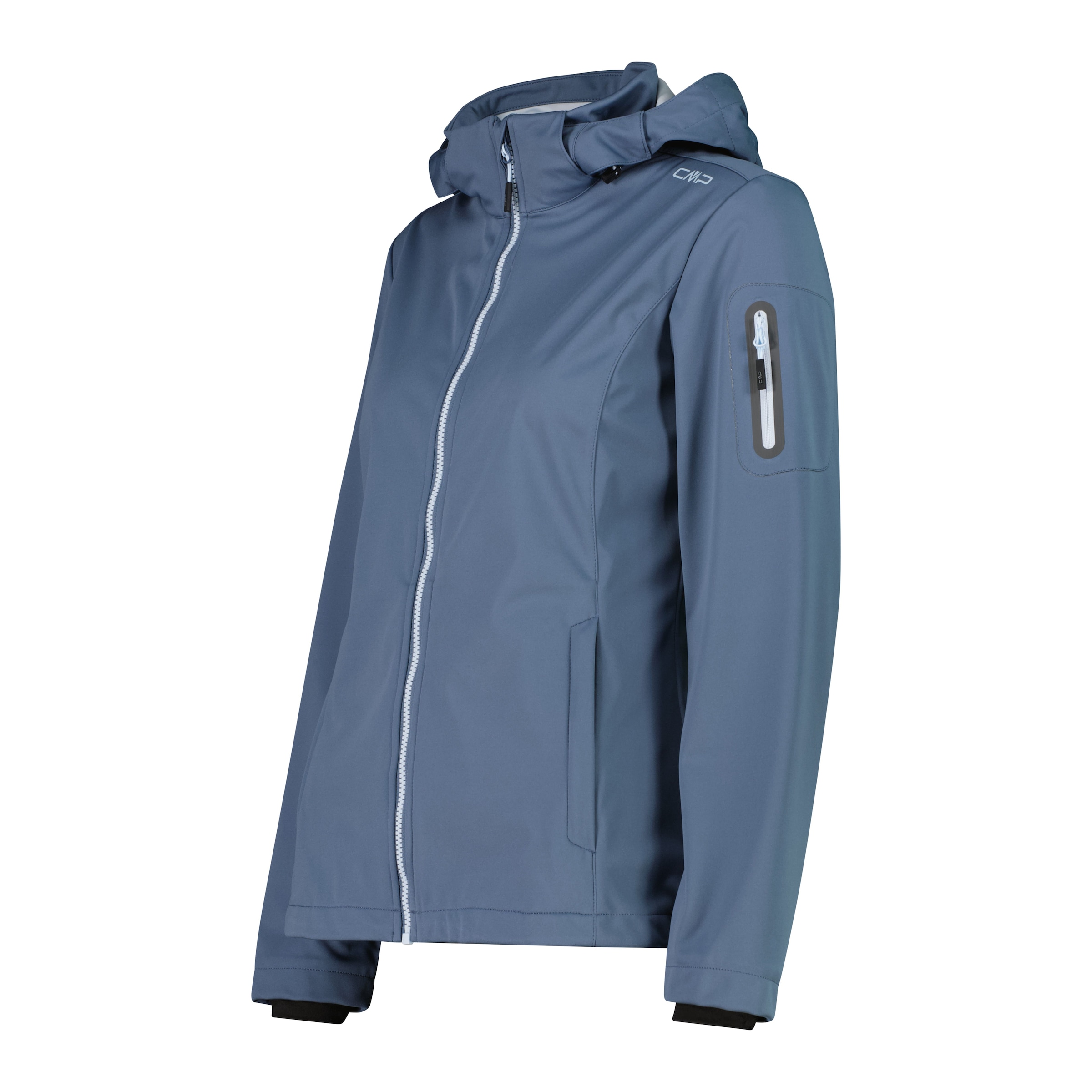CMP Veste softshell »WOMAN JACKET DET HOOD« avec capuche avec capuche, respirant, coupe-vent, déperlant
