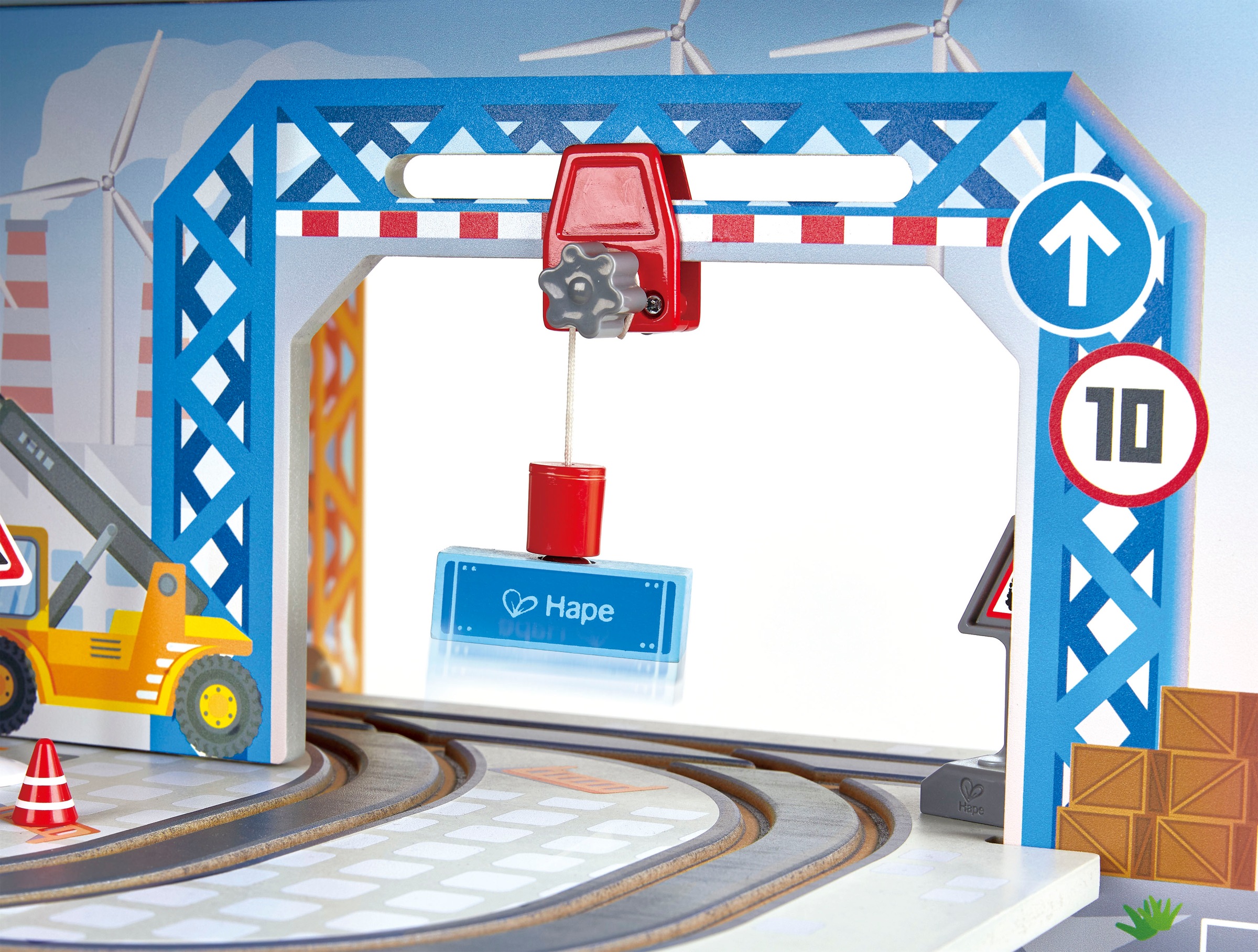 Hape Spielzeug-Eisenbahn »Mega City Eisenbahn«