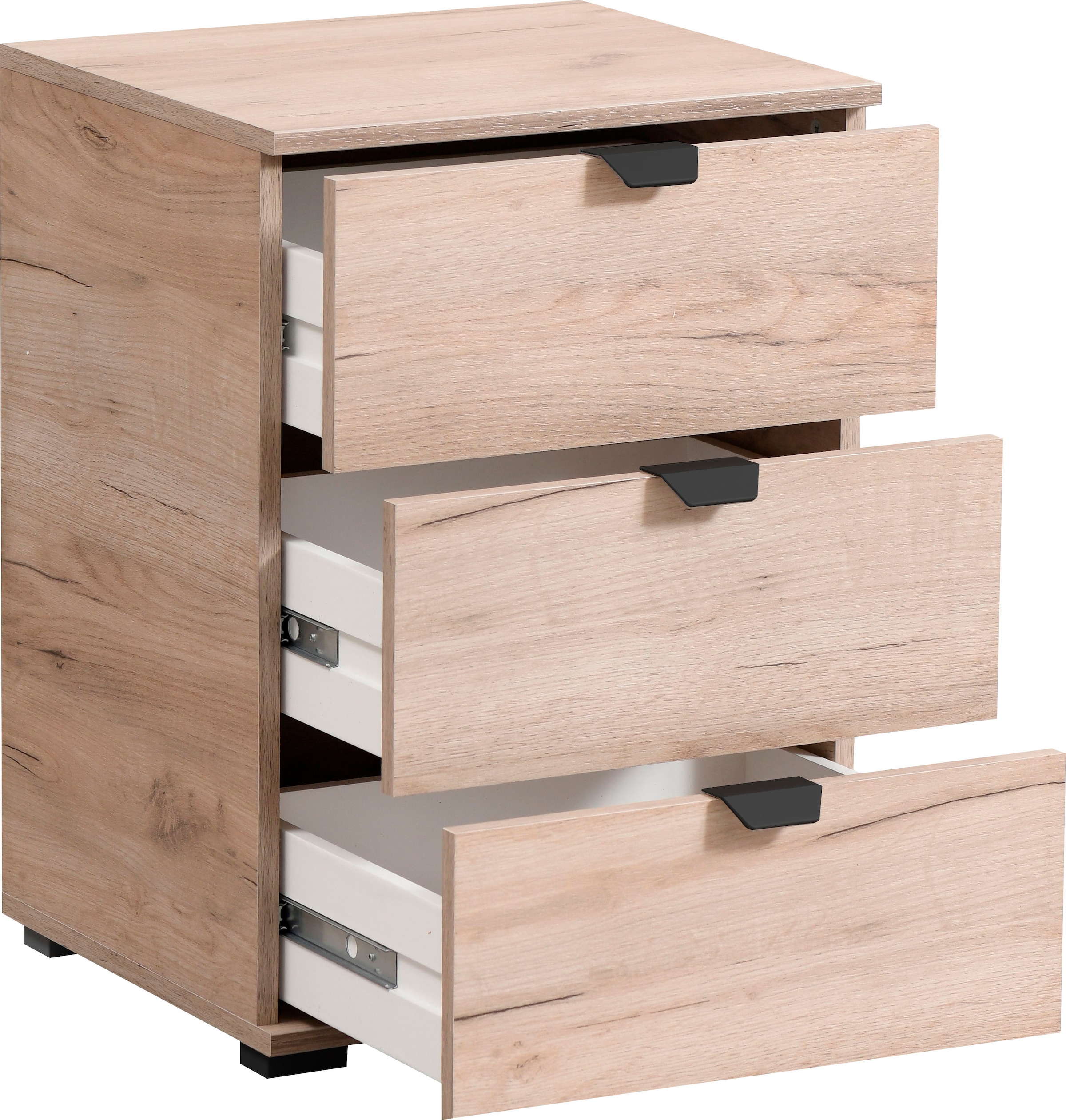 INOSIGN Table de nuit »Duero« mit 3 Schubkästen, Breite 45 cm