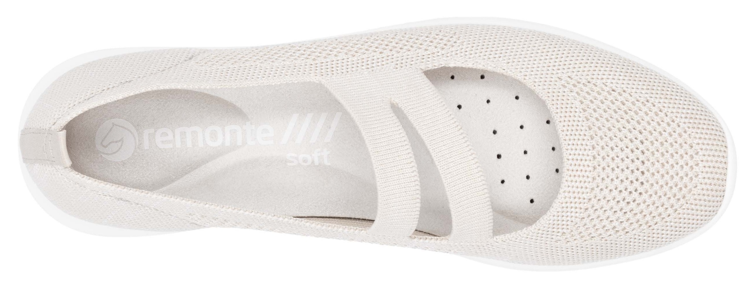 Remonte Ballerines à lanières  , Halbschuh, Freizeitschuh, Komfortschuh mit herausnehmbarer Einlage