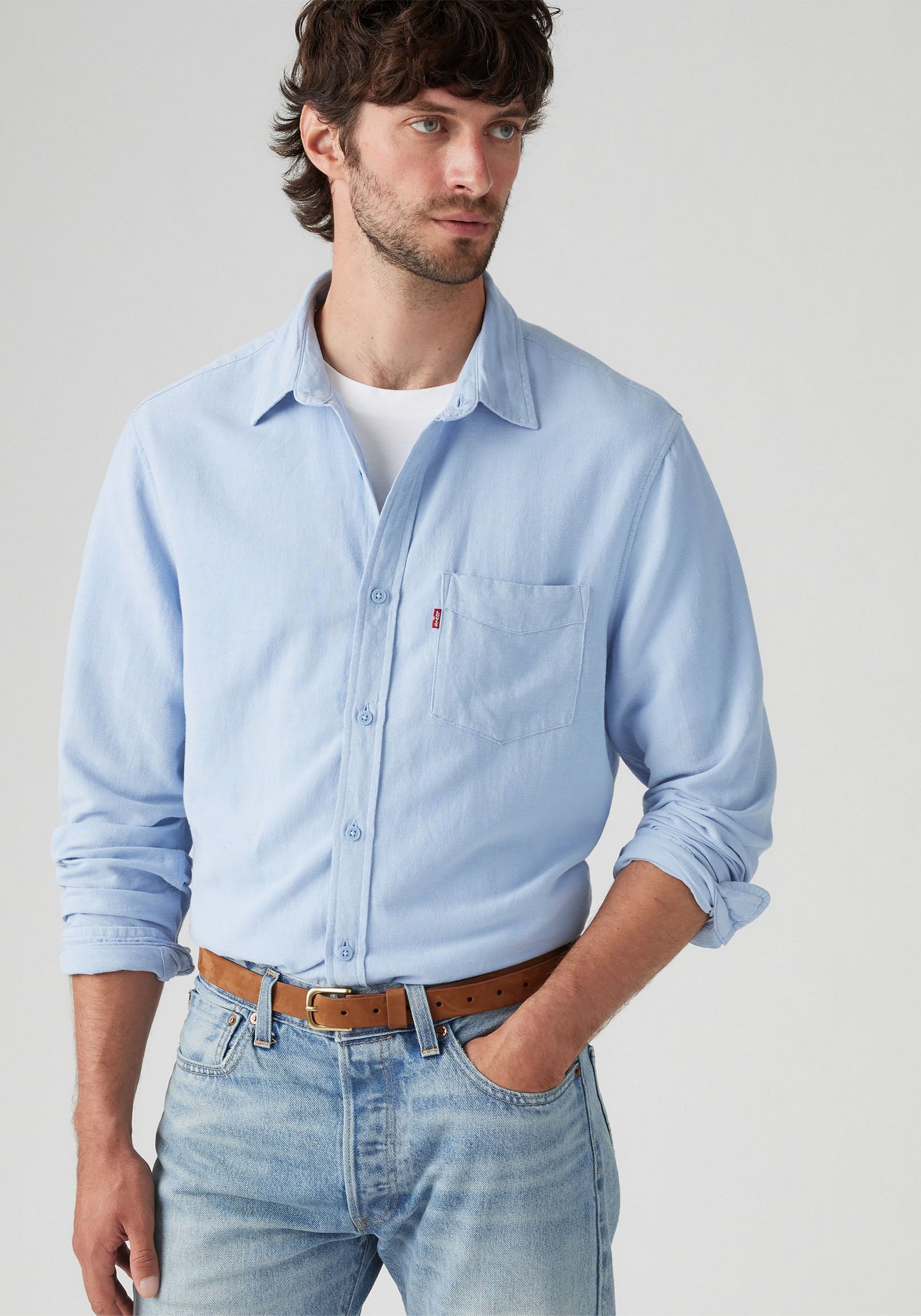 Levi's® Ceinture en cuir »NEWNARROW« Unisex