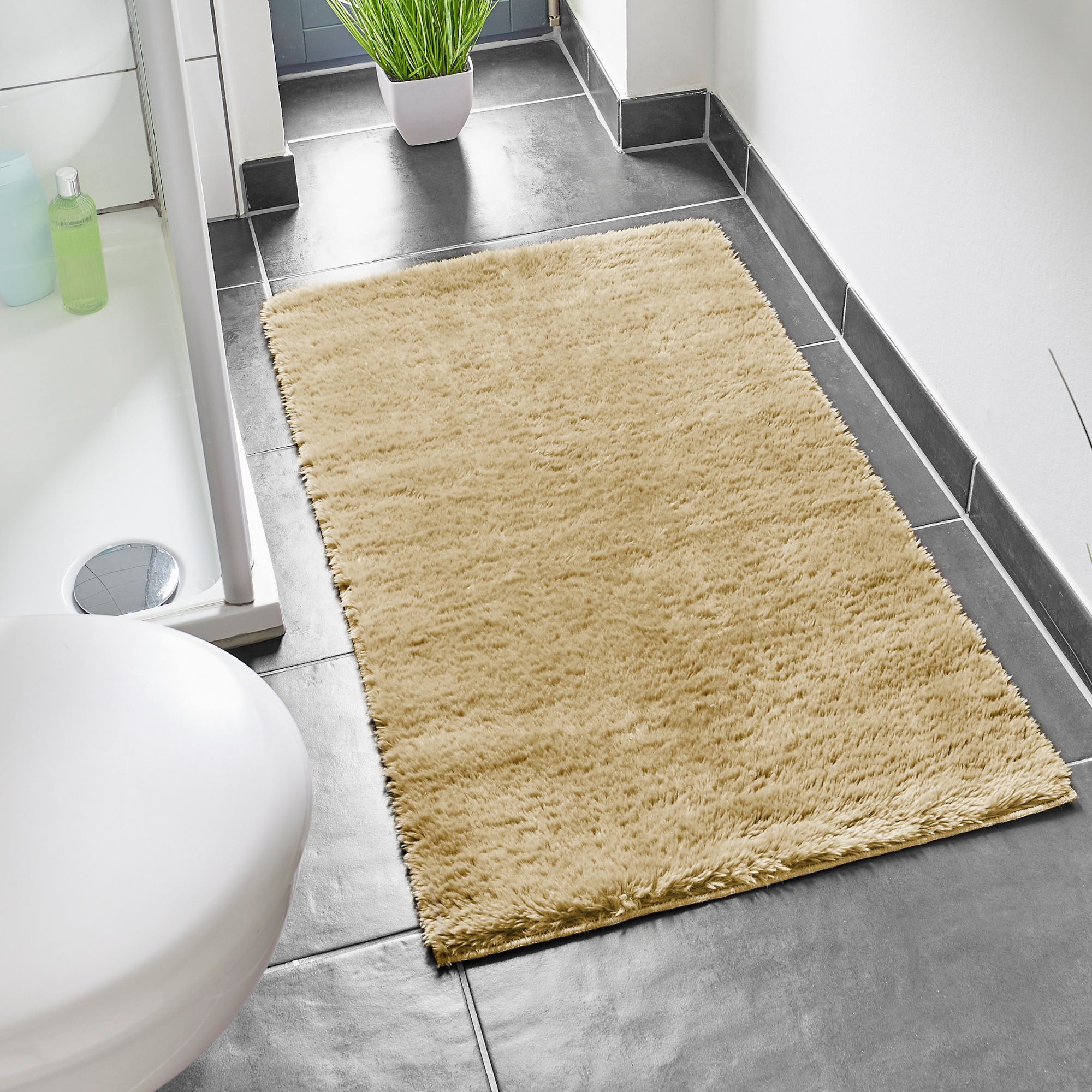 Andiamo Tapis de bain »Florida« Höhe 23 mm Uni Farben, besonders weich, auch als 2er Set erhältlich