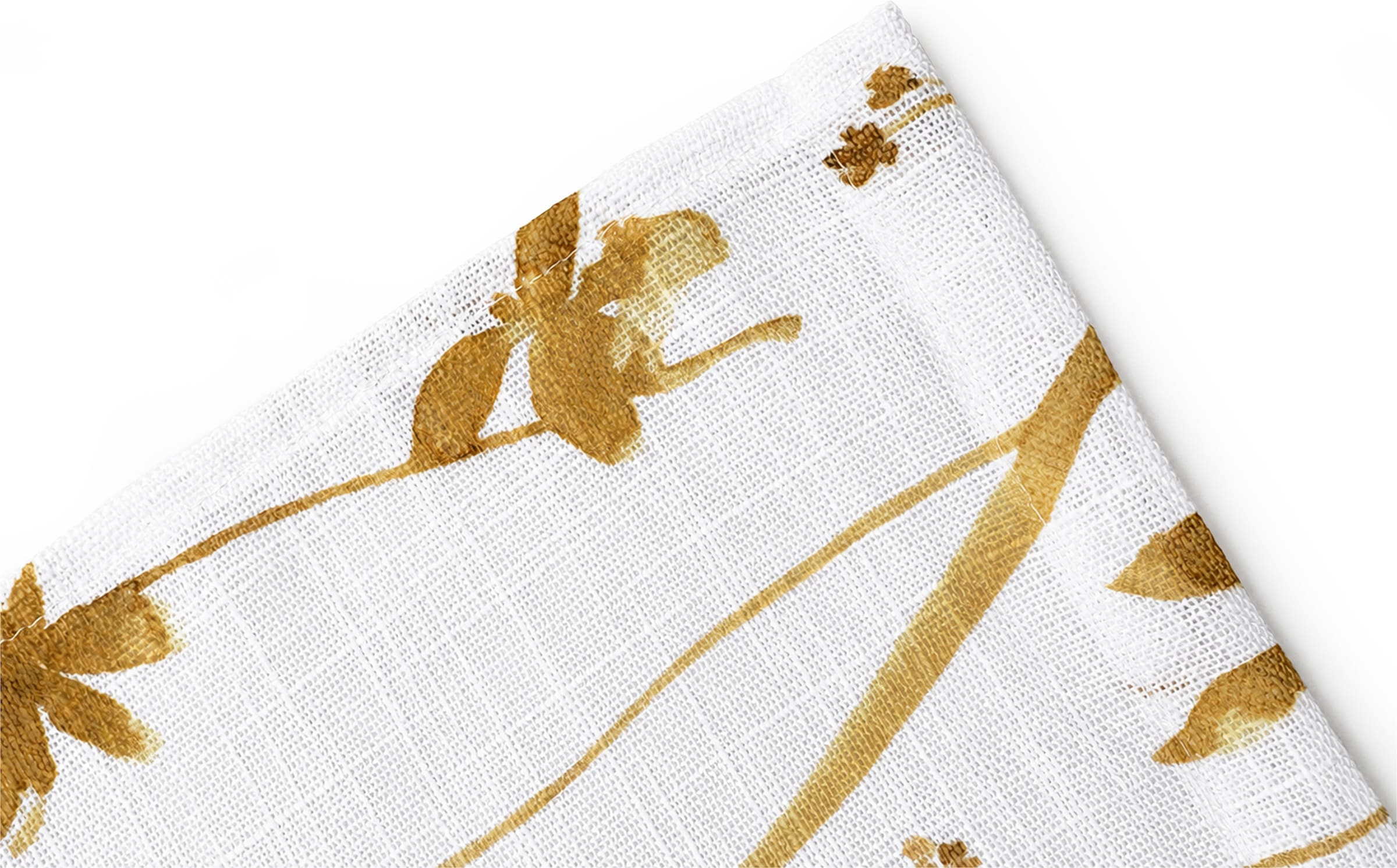 GOODproduct Rideau à vitres »Rikkert« Passage tige 1 cuis tlg. protection contre la lumière, aspect lin avec motif naturel, différentes tailles