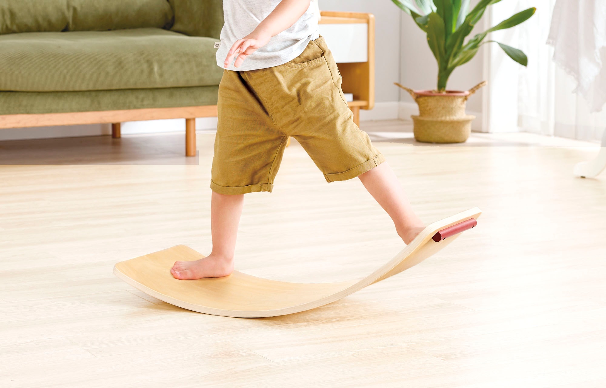 Hape Cheval à bascule »2in1-Schaukelpferd und Balance-Board«
