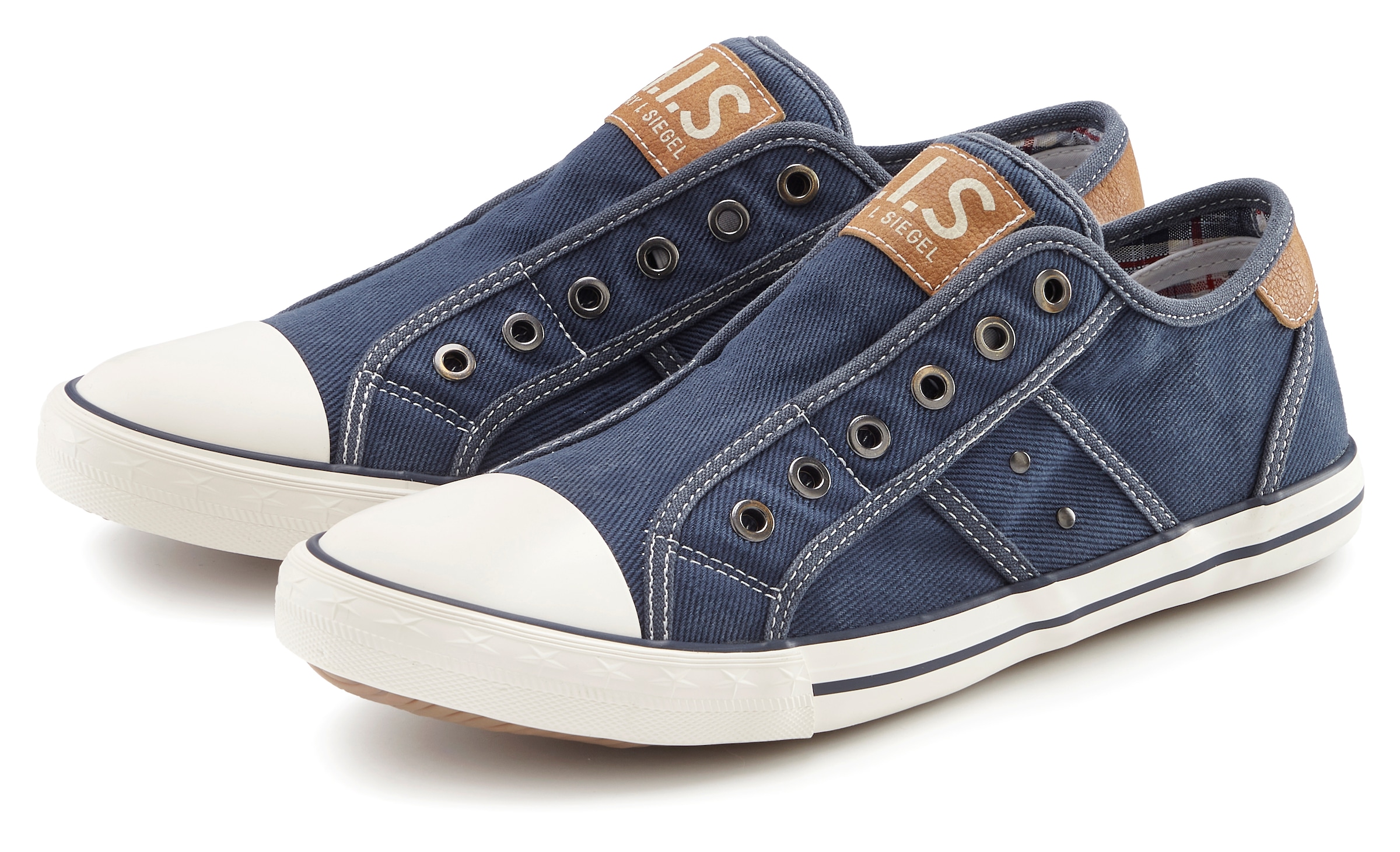H.I.S Sneakers »Textilschuh, Stoffschuh, Turnschuh, Halbschuh, Freizeitschuh, Slipper«  NOUVEAU baskets slip-on en textile doux, unisexe