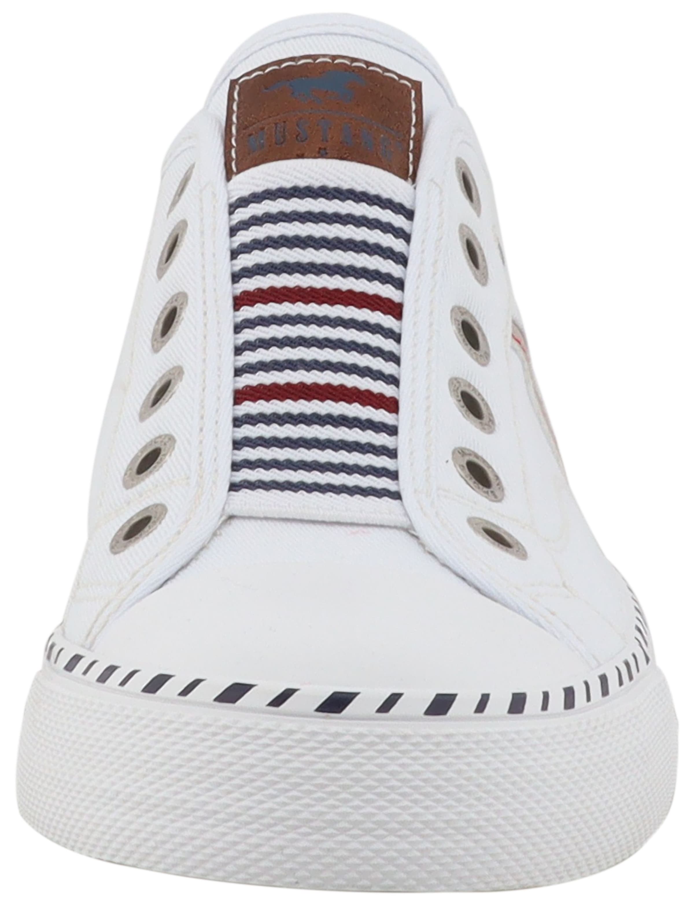 Mustang Shoes Baskets slip-on »Magdalena«  Chaussure décontractée, mocassin, chaussure à enfiler avec empiècements contrastés