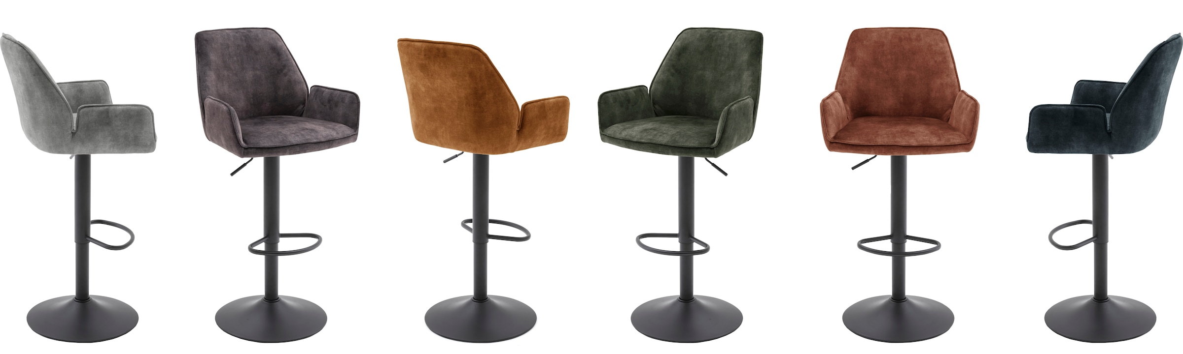 MCA furniture Chaise de bistrot »OTTAWA Tresenstuhl Barstuhl Barmöbel Bistro« () Barhocker,Bistrostuhl,Barstuhl,drehbar,belastbar120kg,Sitzhöhe 63-84cm