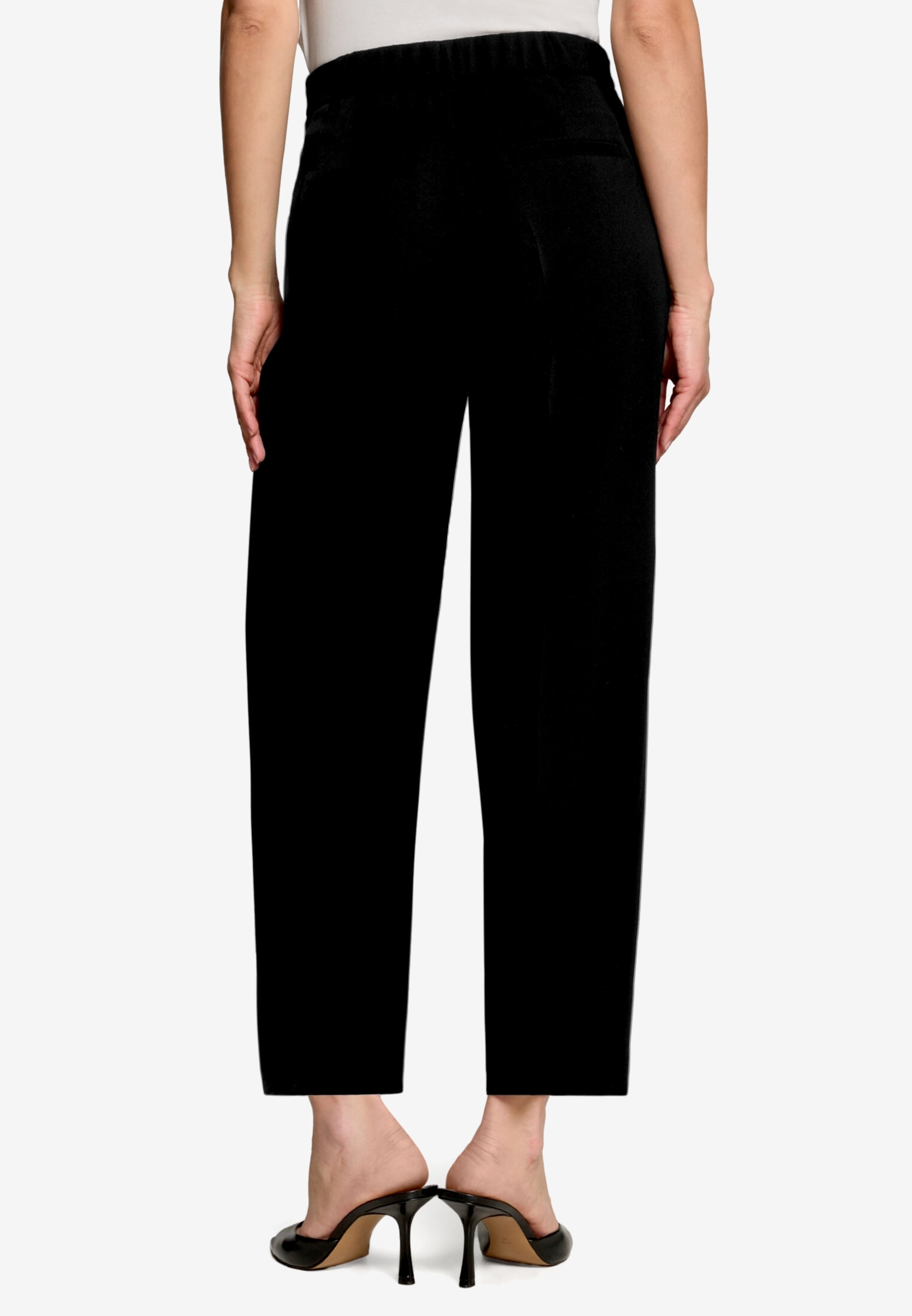 Zero Pantalon 7/8  pantalon de costume avec plis sur la taille / 26 pouces