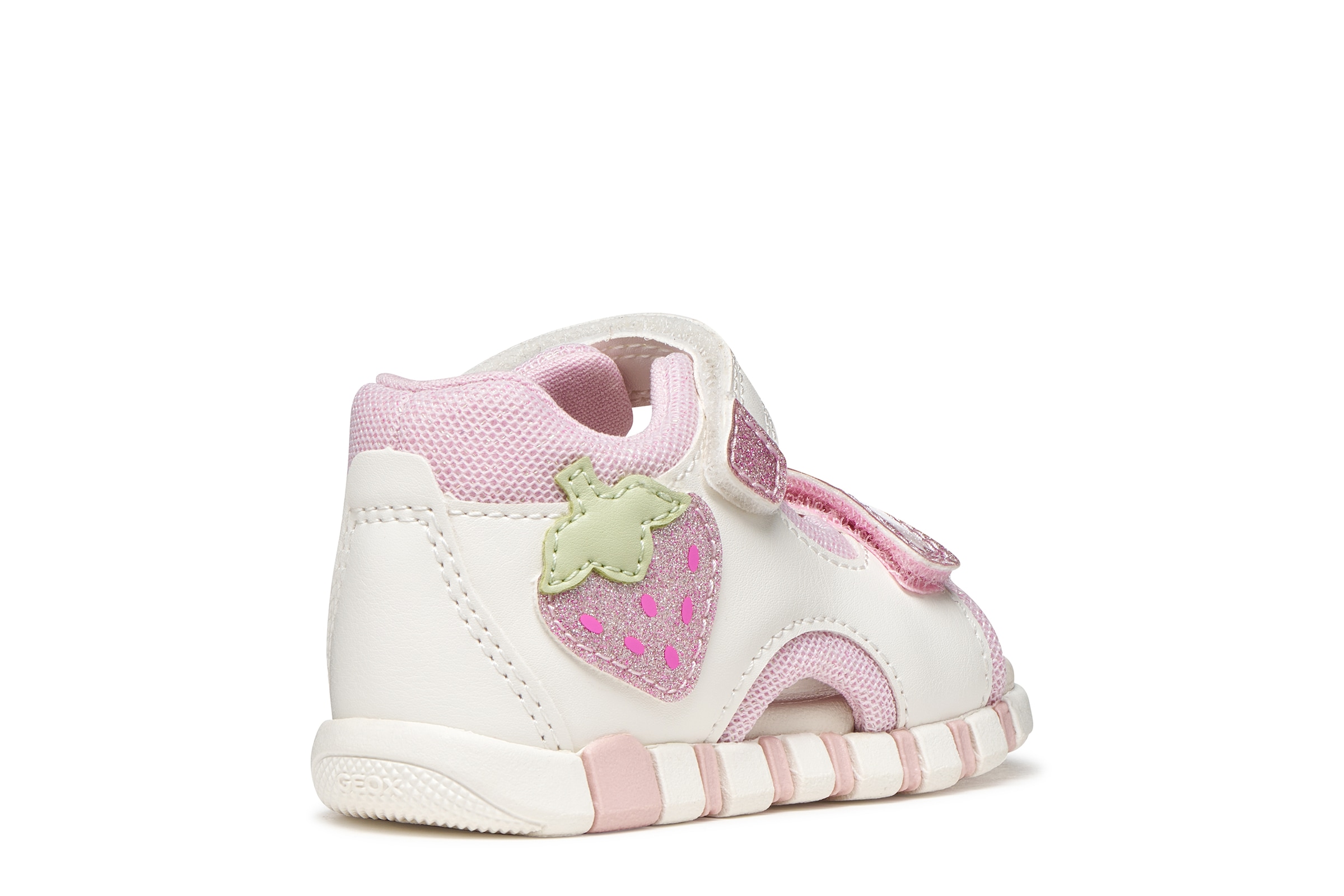 Geox Lauflernschuh »B SANDAL IUPIDOO GIR«  Babyschuh mit Aufnäher, Grössenschablone zum Download