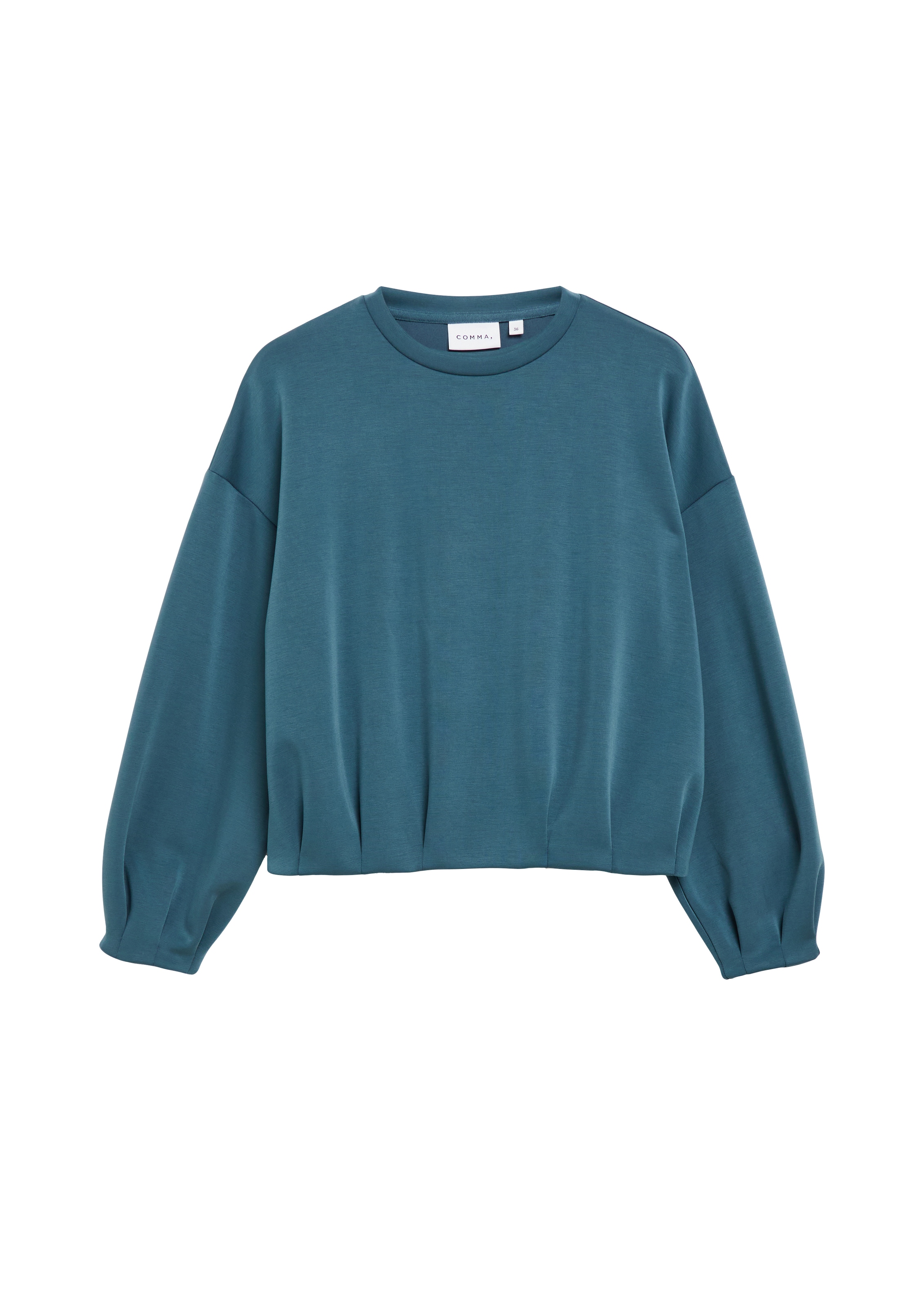 Comma Sweater , mit elastischem Bund / Viskose-Stretch
