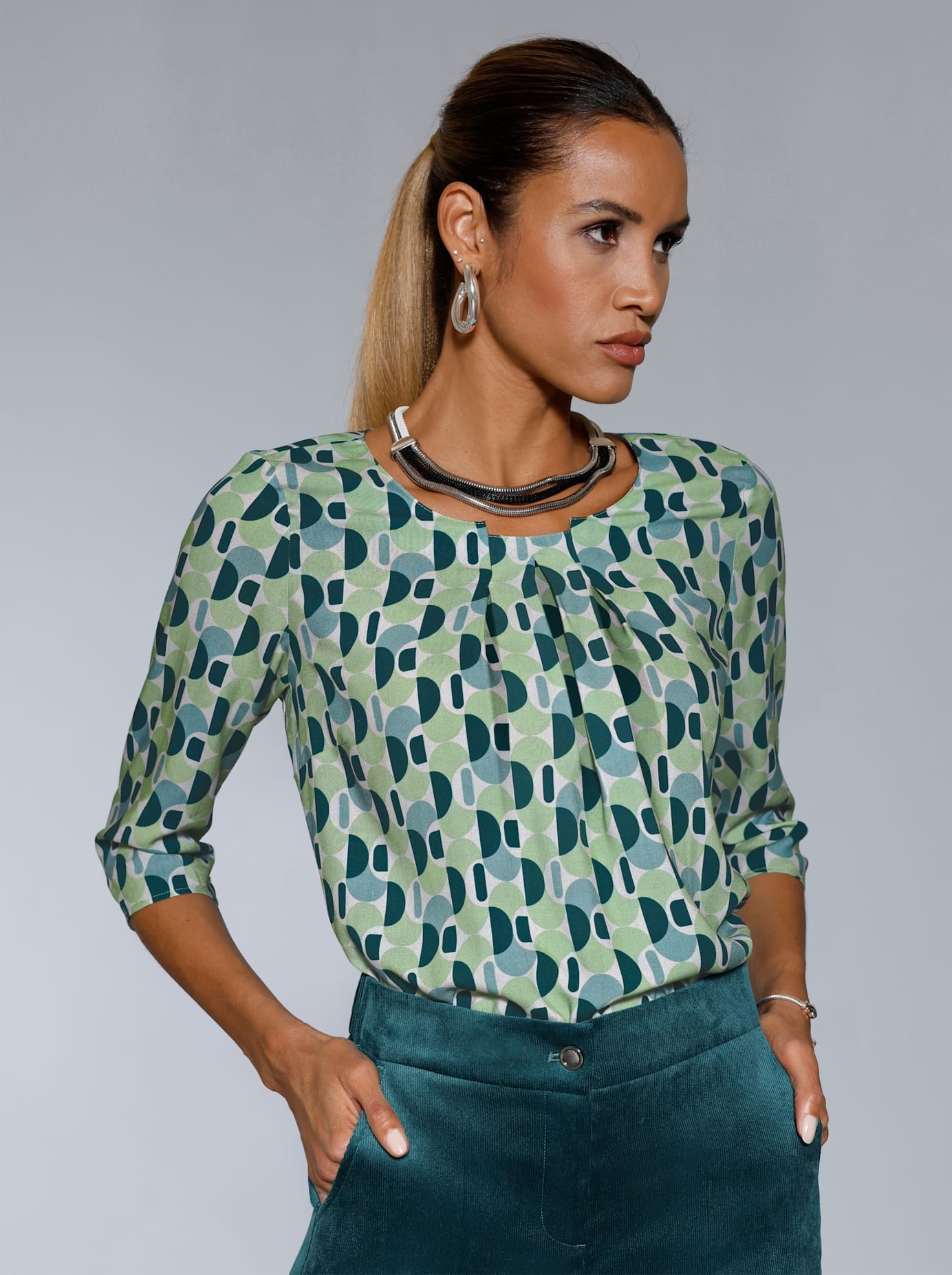 creation L Blouse à pression