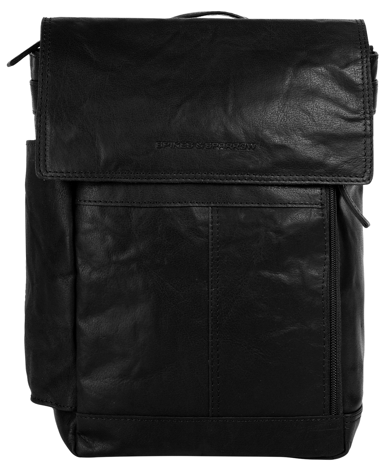 Spikes & Sparrow Sac à dos pour ordinateur portable »SPIKES & SPARROW Herren, Damen echt Leder« cuir véritable
