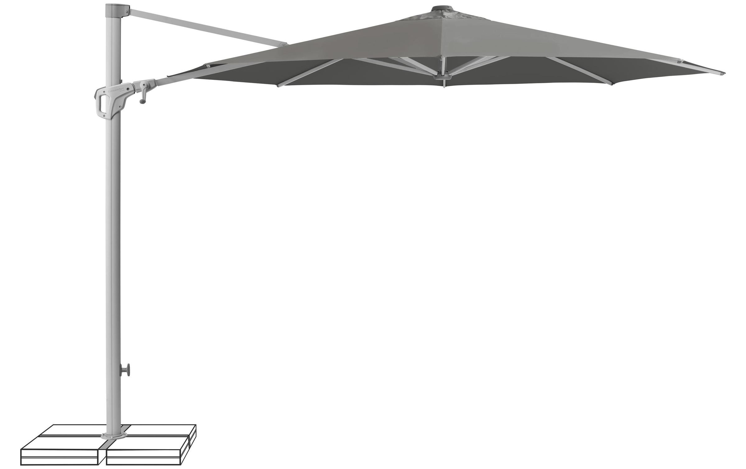   Parasol »Suncomfort by Glatz Familyflex Ø 300 cm« Parapluie sans bras