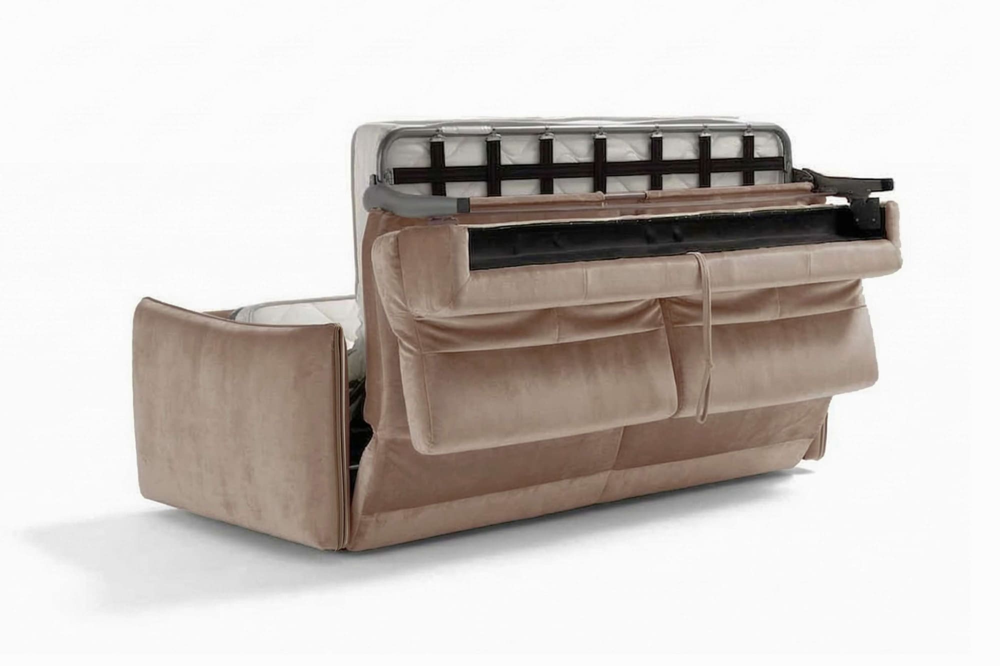 Egoitaliano Canapé-lit »FOX, Made in Italy-Designsofa mit Dauerschlaffunktion,Breite 216 cm« Canapé-lit, microfibre de luxe avec appuie-têtes réglables