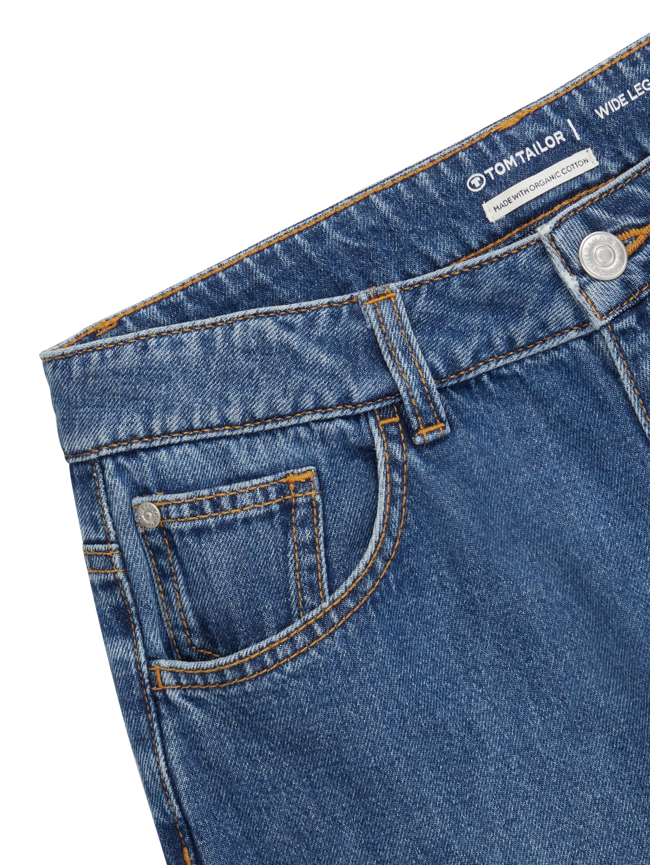 TOM TAILOR Jeans à 5 poches Baggy Jeans- mit ausgestelltem Bein